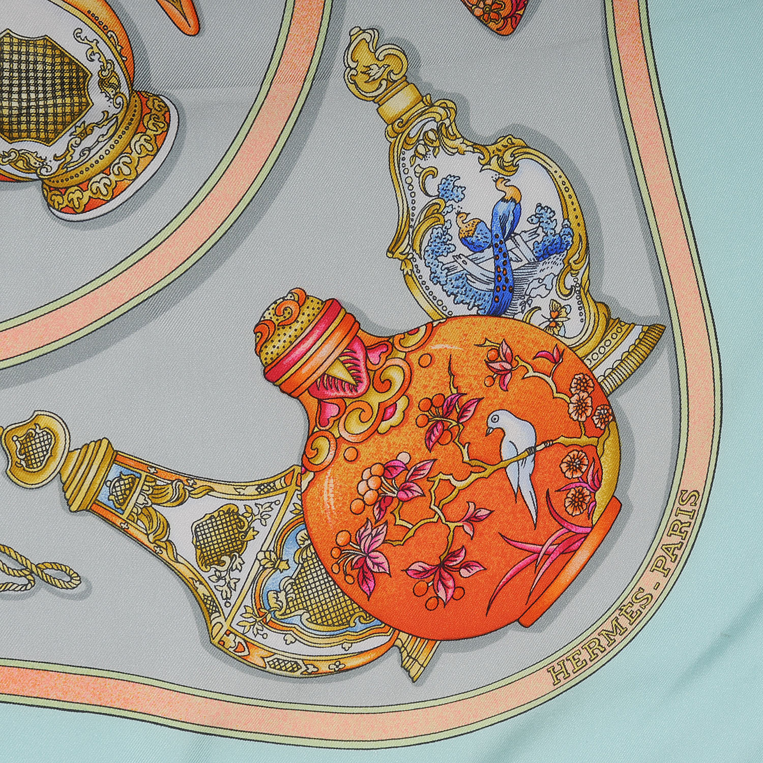 エルメス シルクスカーフ Qu'importe le flacon HERMES Silk Qu Importe Le Flacon Scarf 90 57777 | FASHIONPHILE