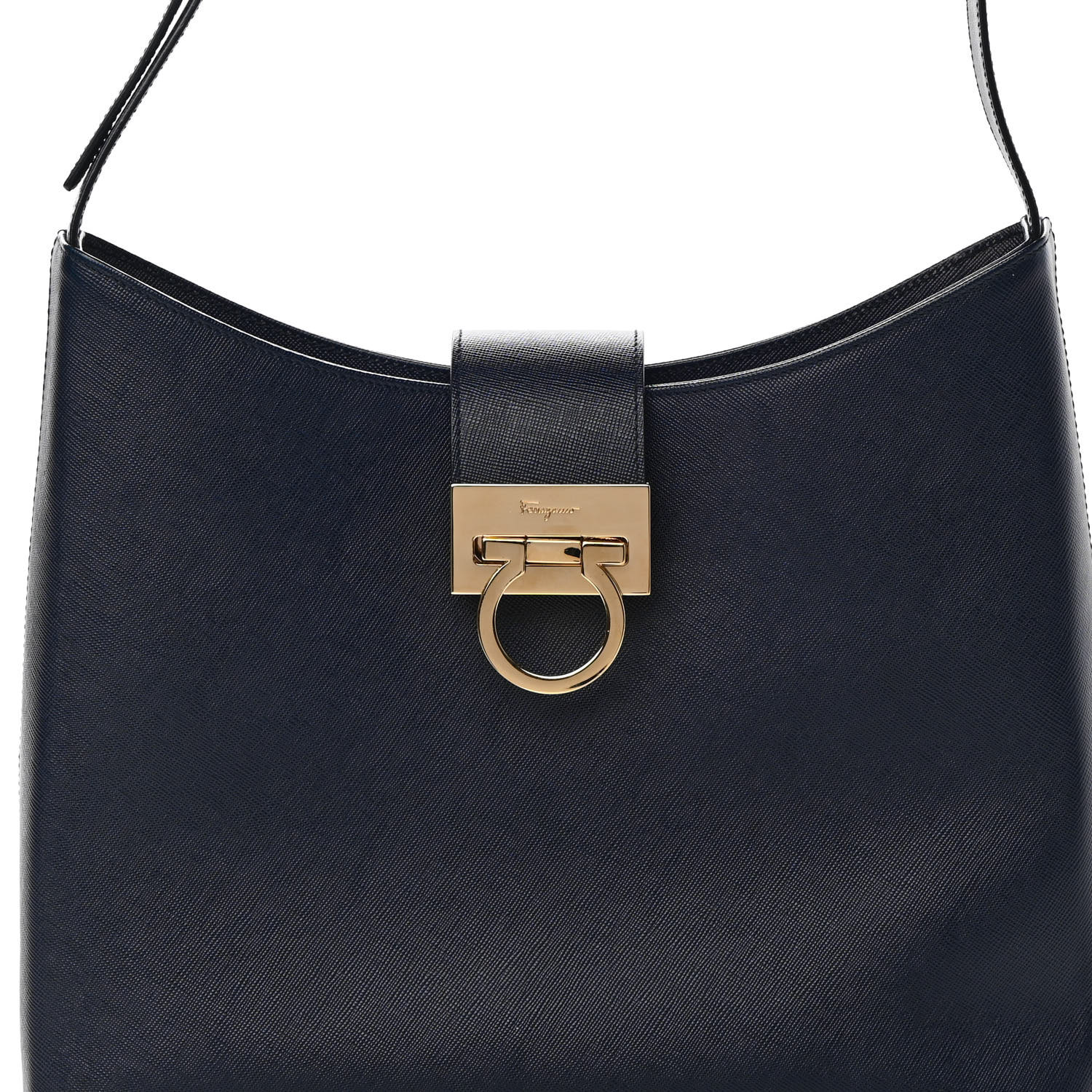 [Salvatore Ferragamo］TRIFOLIO ショルダーバッグ Ferragamo Trifolio Swing Bag, Black | Costco
