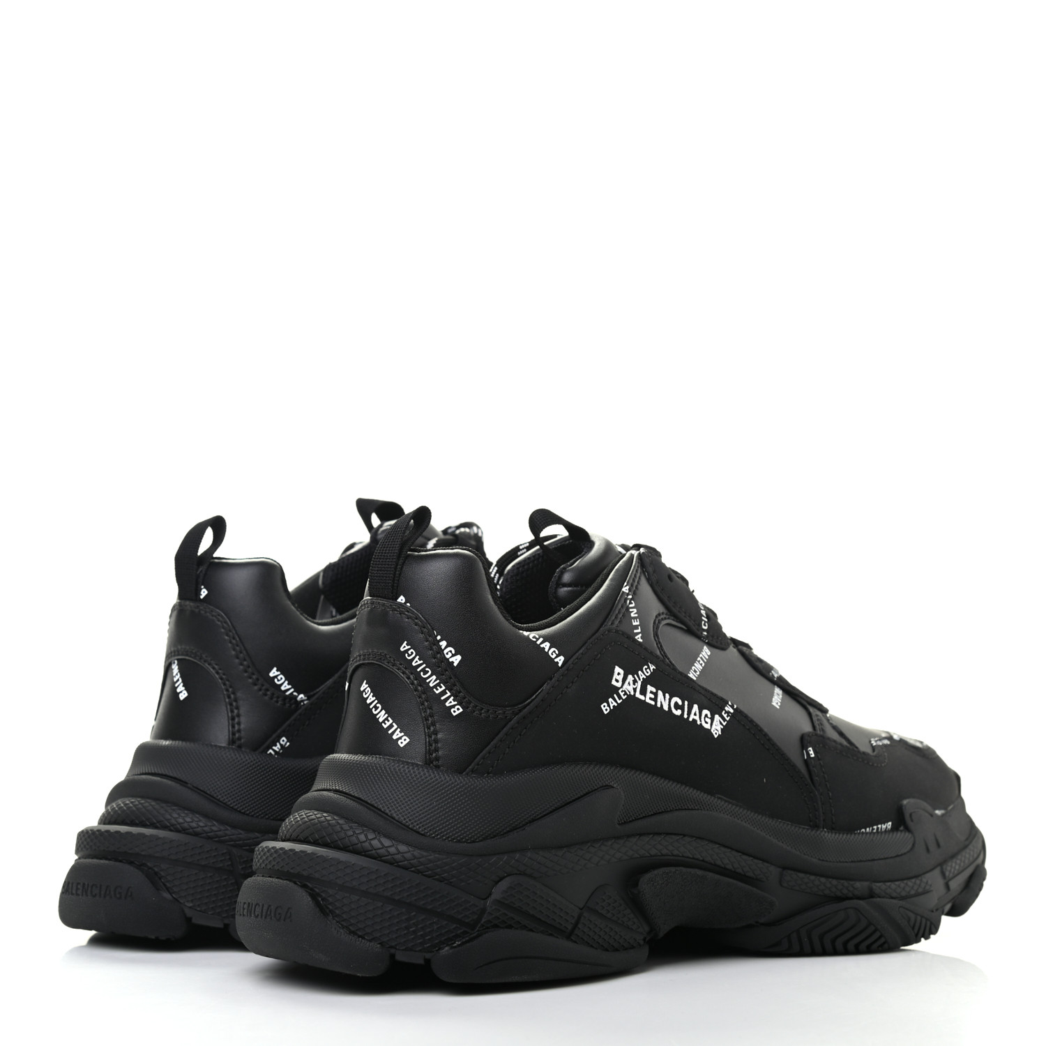 「BALENCIAGA」Black&White Reversible マフラー Balenciaga // Black & White Runner Sneaker – VSP Consignment