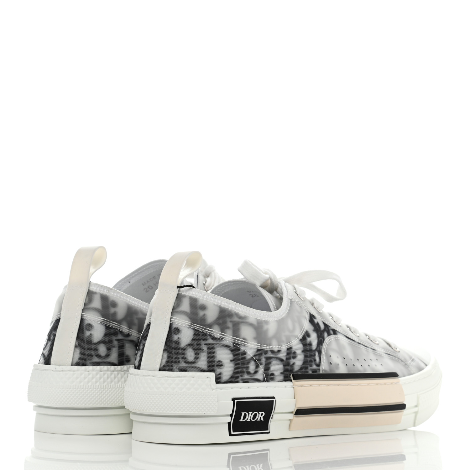 Dior｜ (44E0001A1018 180) CHRISTIAN DIOR Technical Canvas Oblique Mens B23 Low Top