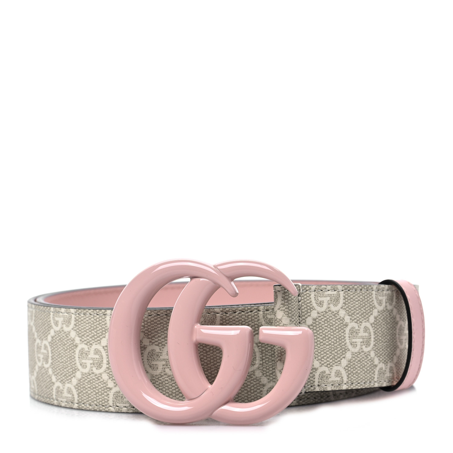 【GUCCI】BELT GG SUPREME PLUTONE CALF◆62705592TIN GUCCI GG Supreme Monogram Plutone Calfskin Enamel Double G