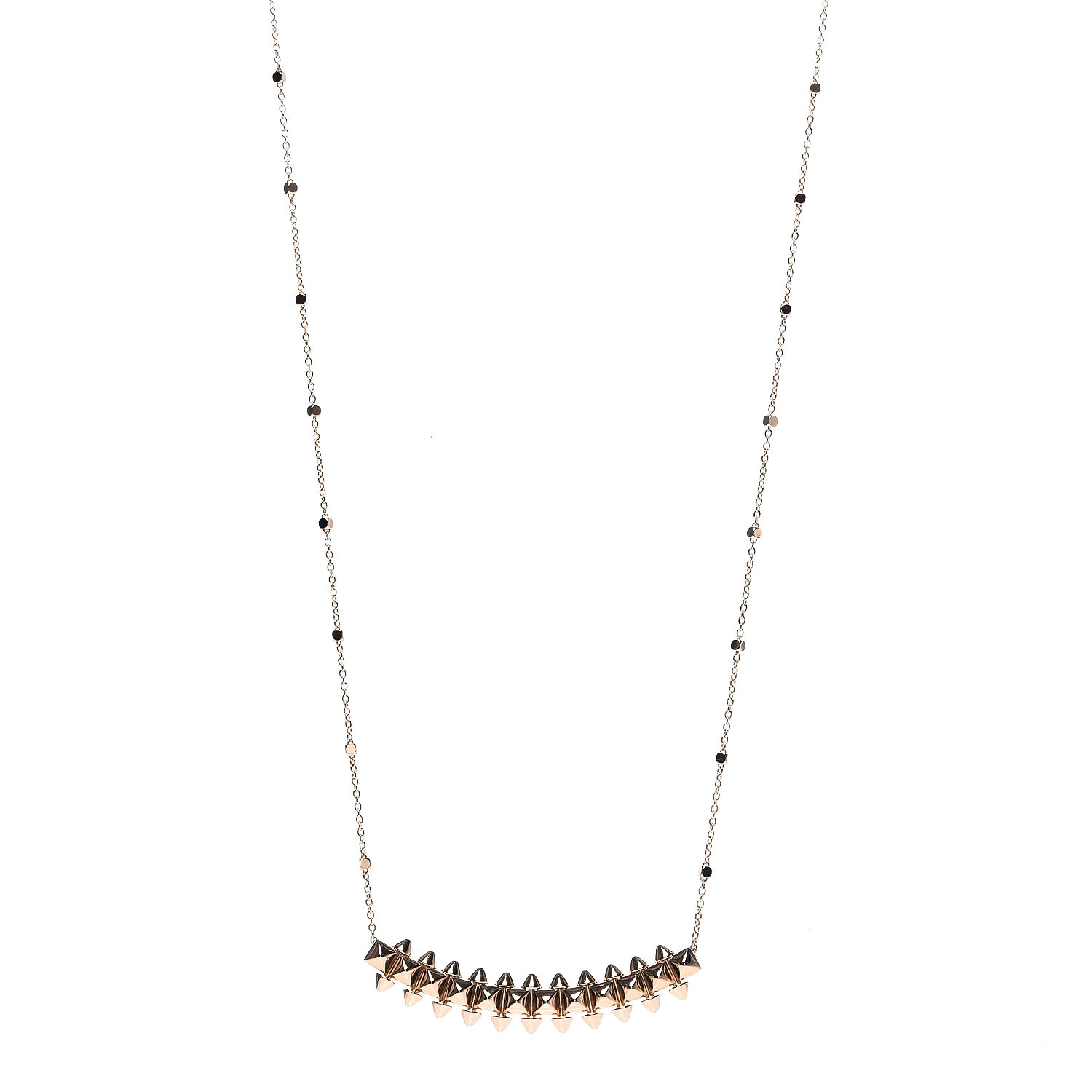 CARTIER 18K Pink Gold Medium Clash de Cartier Necklace
