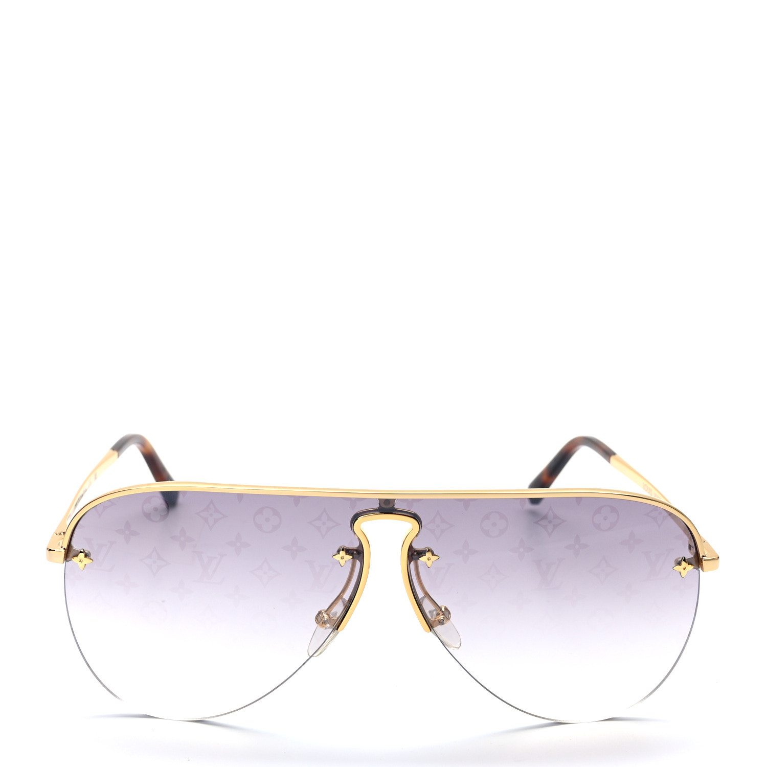 【最終価格】LOUIS VUITTONサングラス グリース・マスク/Z1469U LOUIS VUITTON Grease Mask Sunglasses Z1469U Gold 1083740