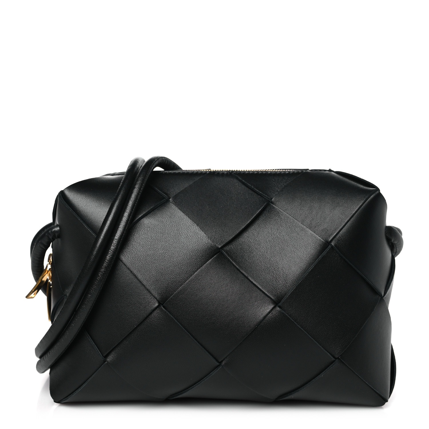 BOTTEGA VENETA Lambskin Maxi Intrecciato Small Cassette