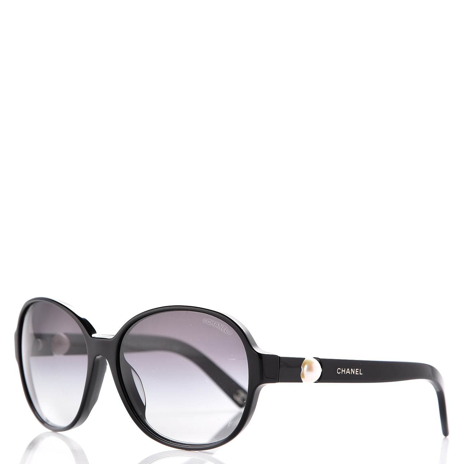 CHANELシャネル フェイクパール サングラス 5131-H-A CHANEL CC Pearl Sunglasses 5131-H-A Black 216169 | FASHIONPHILE