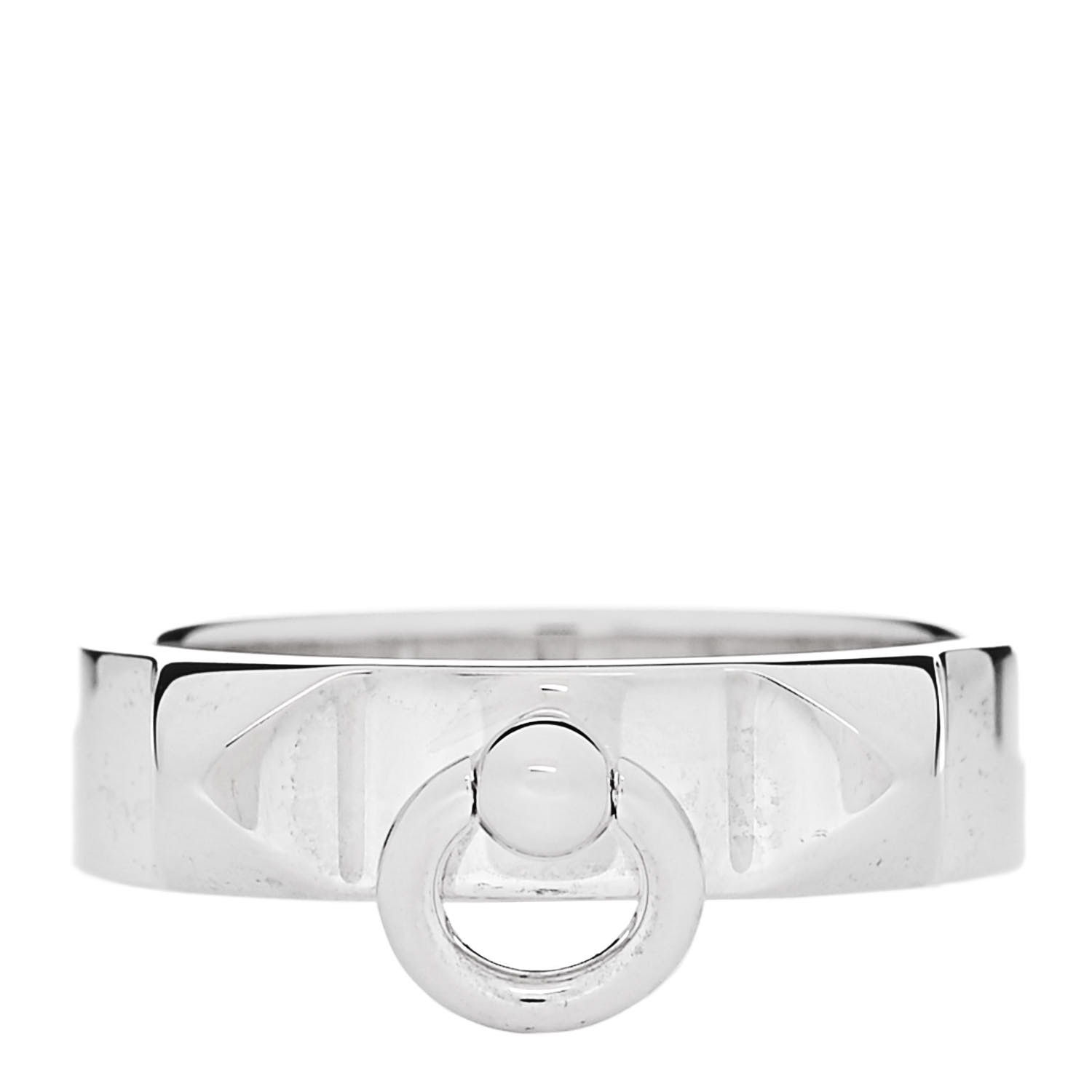 指先に、静かな主張を【HERMES】Collier de Chien リング PM Hermes Sterling Silver PM Collier De Chien Ring size 50 (5.5