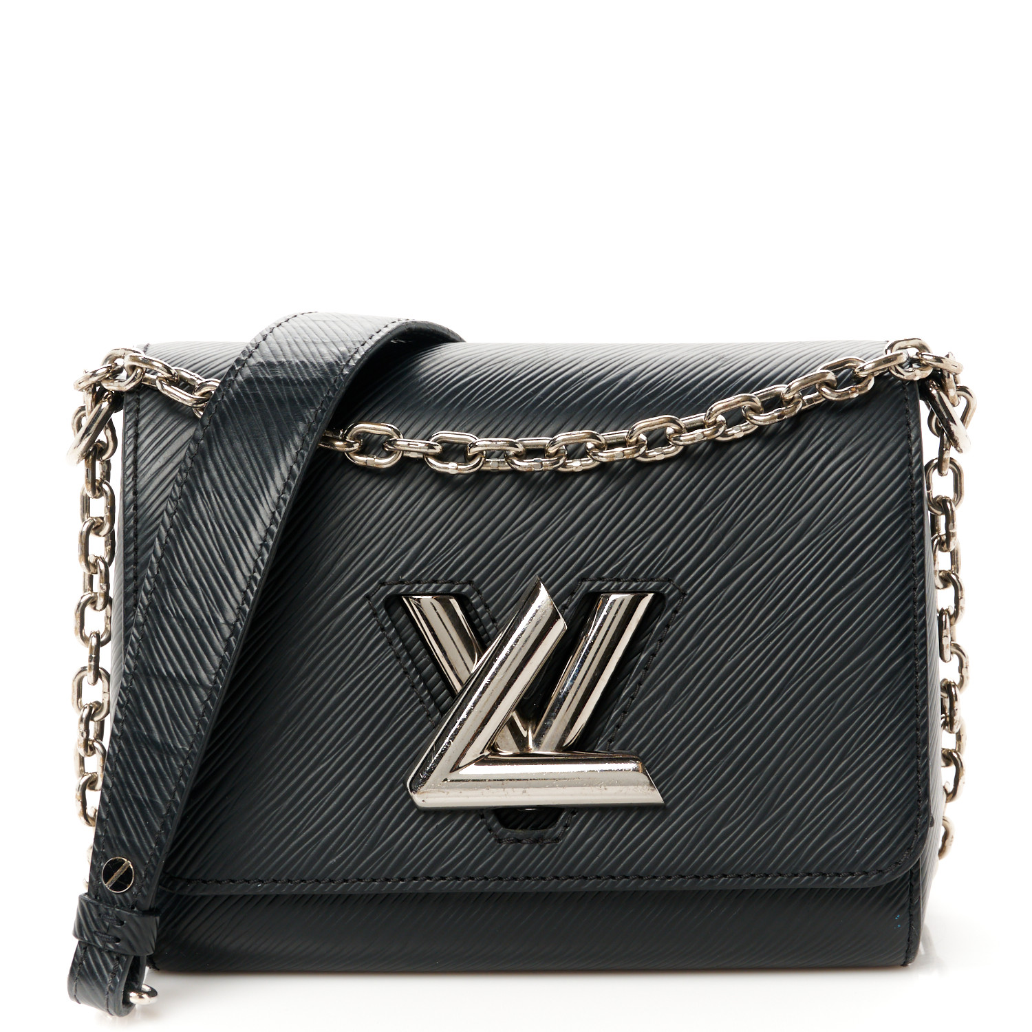 トップス Jent Louis LOUIS VUITTON Epi Twist Shoulder Bag MM Gradient Orange