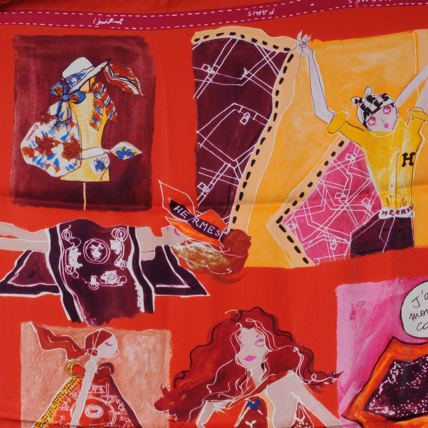 Hermes カレ　J’amie mon carre Hermès J'aime Mon Carré 70