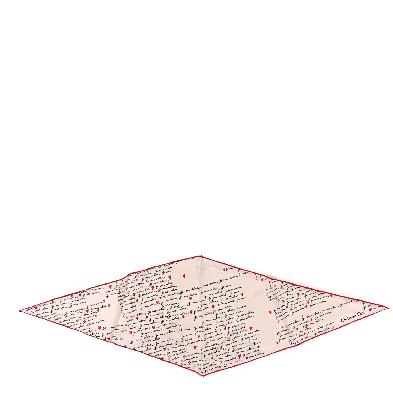 【可愛い】DIOR Dioramour Coeur des Curiosites 70 スカーフ Dior Dioramour Cœur des Curiosités 70 Square Scarf | REVERSIBLE