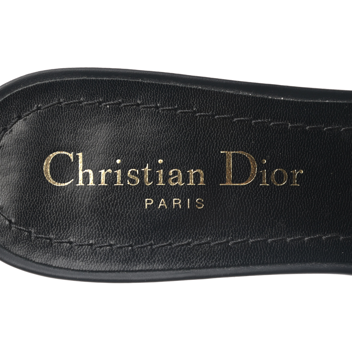 Christian Dior クリスチャンディオール CHRISTIAN DIOR Cotton Embroidered Dway 40mm Slide Sandals