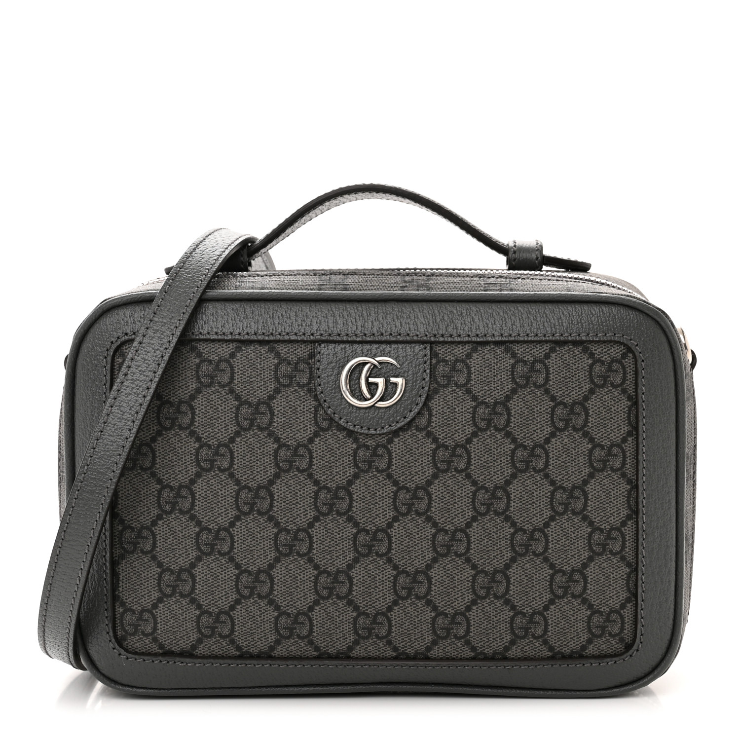 GUCCI GG Supreme Monogram Textured Dollar Calfskin Small