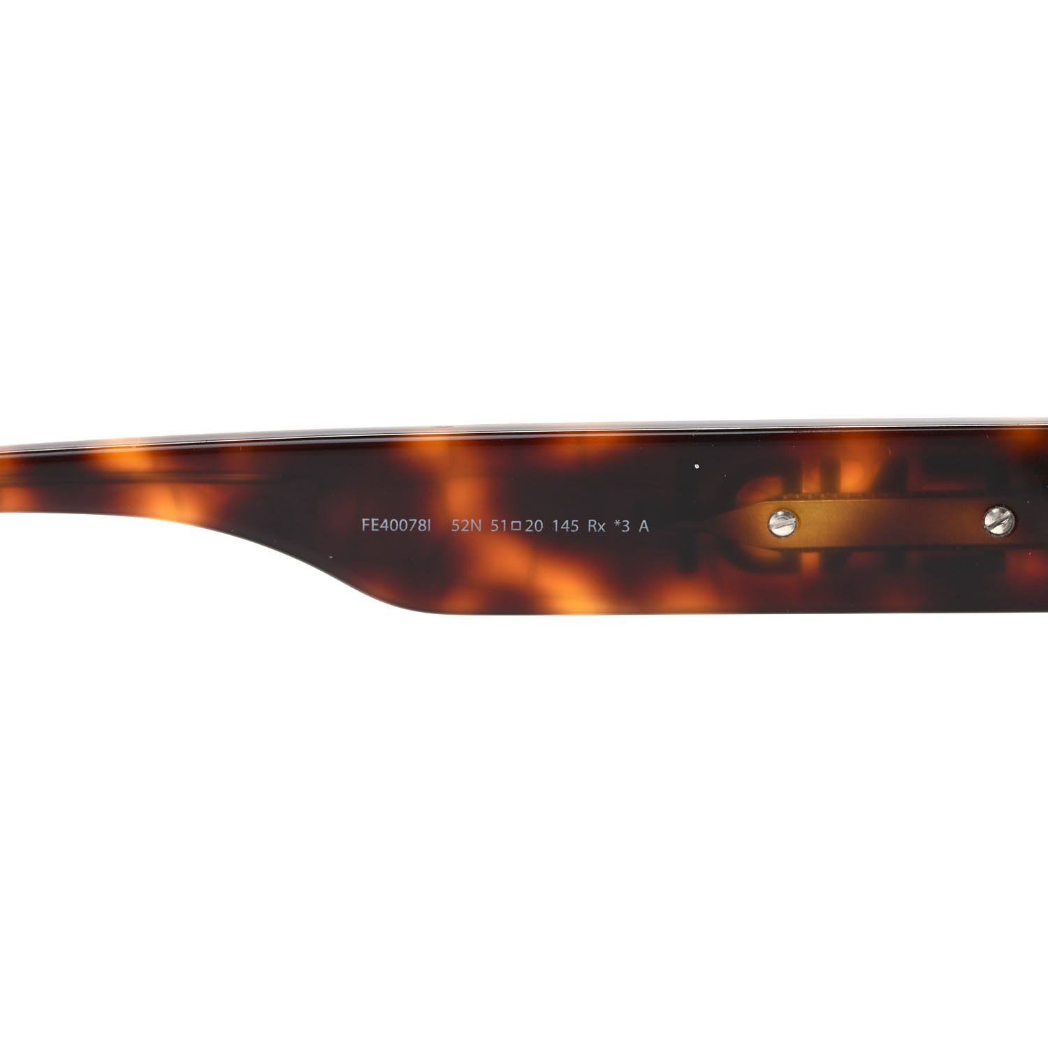 FENDI クォーツ FENDI Acetate Fendigraphy Square Sunglasses FE40078I