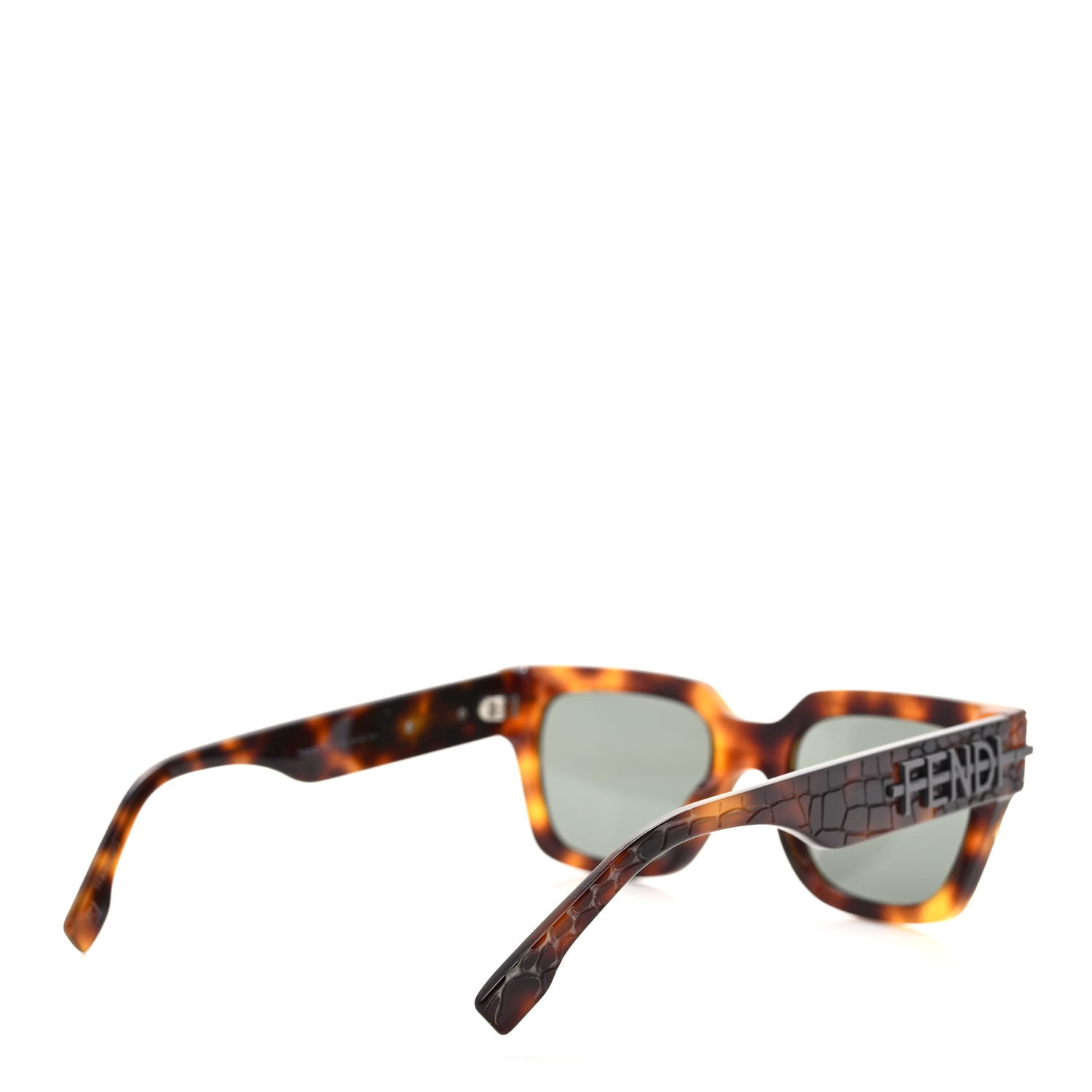 FENDI クォーツ FENDI Acetate Fendigraphy Square Sunglasses FE40078I