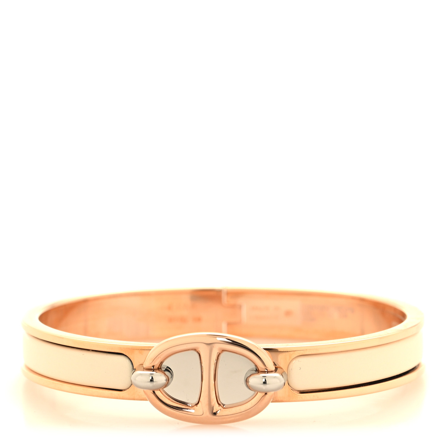 【Creme/RG】HERMES ブレスレット Mini Clic Chaine d'Ancre Replica Hermes Creme Mini Clic Chaine d'Ancre Bracelet