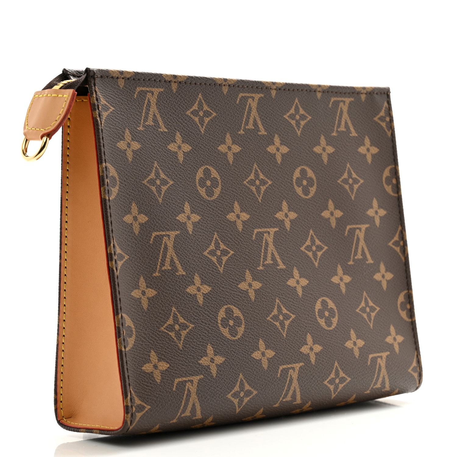 【SALE】LOUIS VUITTON/TOILETRY POUCH ON CHAIN BAG(天然素材） Louis Vuitton Toiletry Pouch On Chain Monogram in Coated