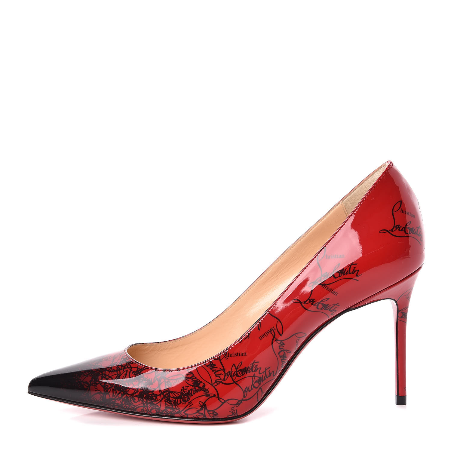 CHRISTIAN LOUBOUTIN Patent Logo Degrade Decollete 554 85