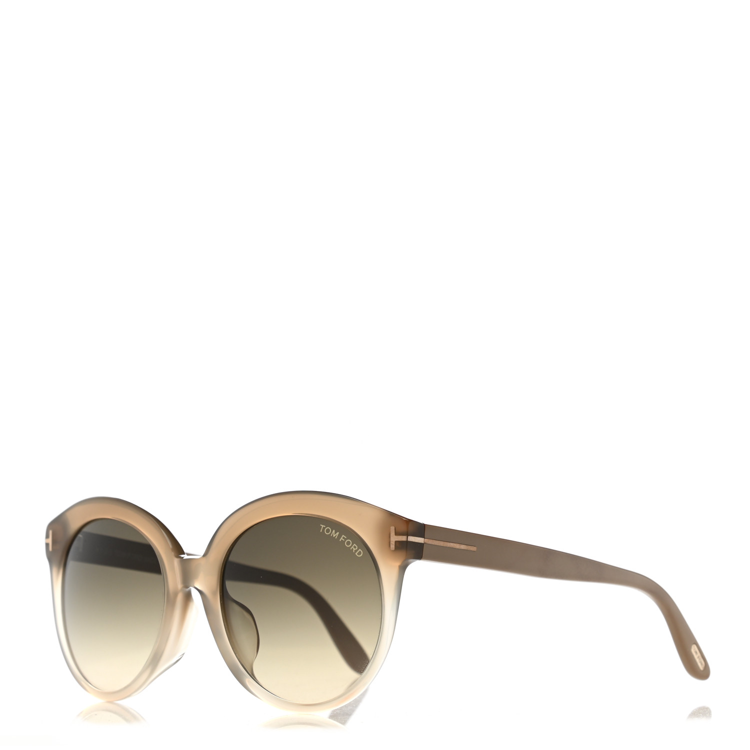 TOM FORD Monica Round Sunglasses TF429 Gold 1057564
