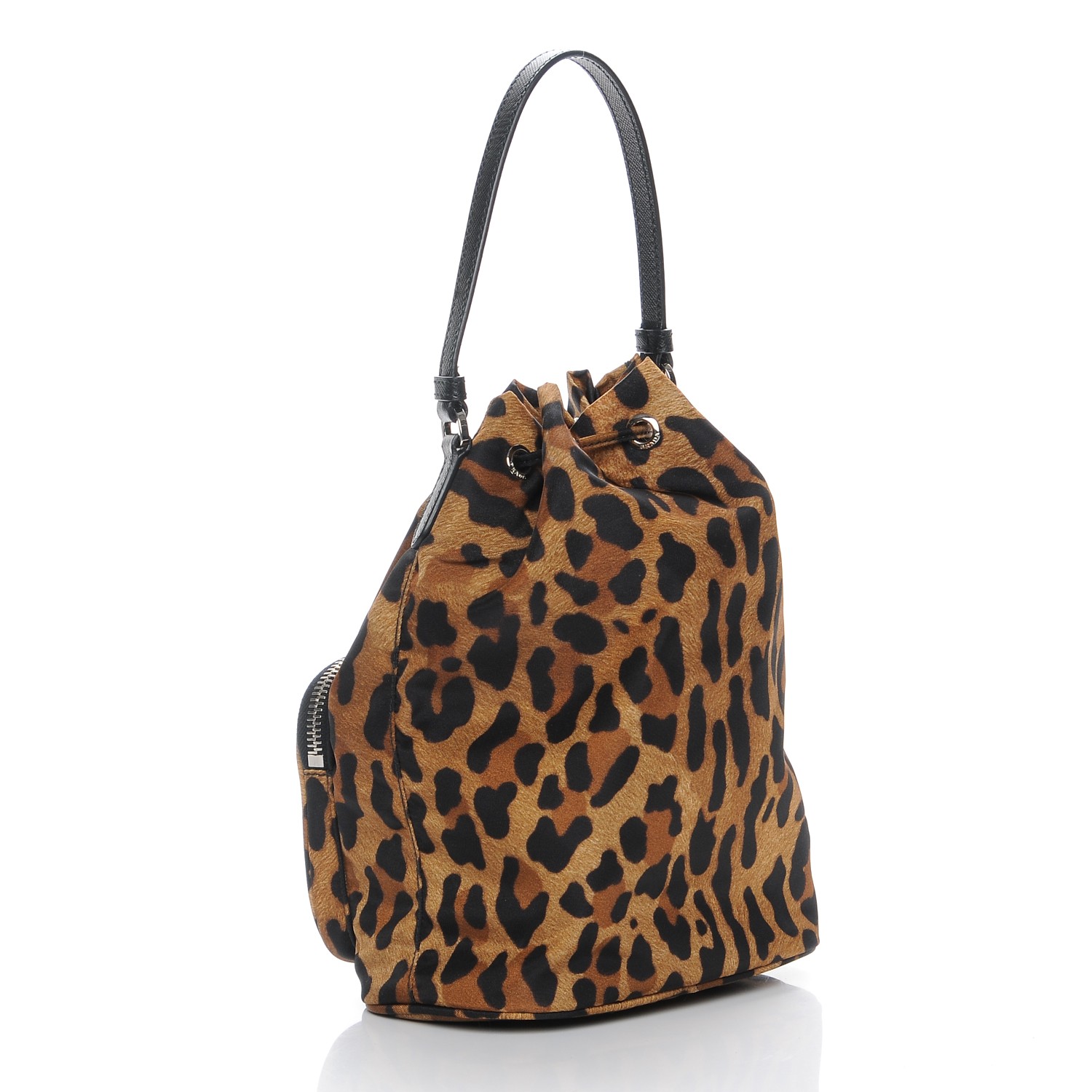 ★SO MARCH☆leopard mini bucket tote bag (coating version) ☆SO MARCH☆leopard mini bucket tote bag (coating version