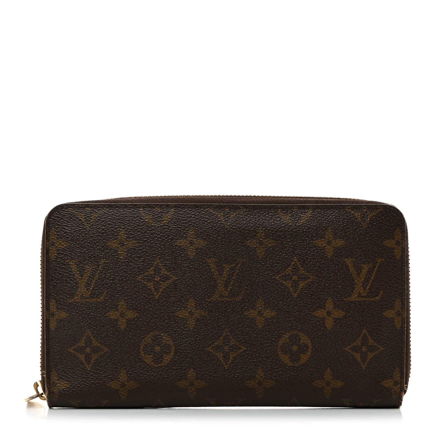 小物 LOUIS VUITTON ZIPPY ORGANIZER Zippy xl cloth small bag Louis Vuitton Grey in Cloth - 46957140