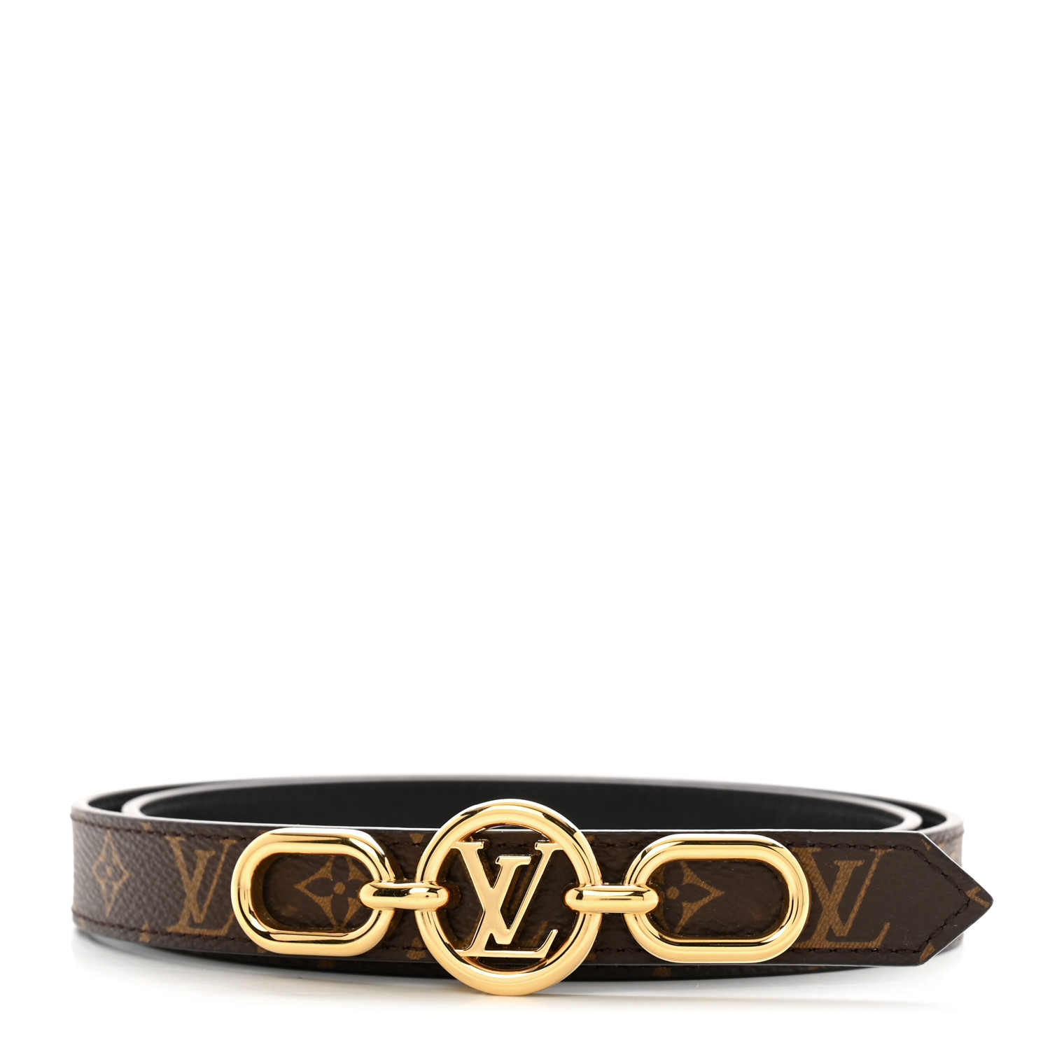LOUIS VUITTON Monogram 20MM LV Circle Prime Reversible Belt
