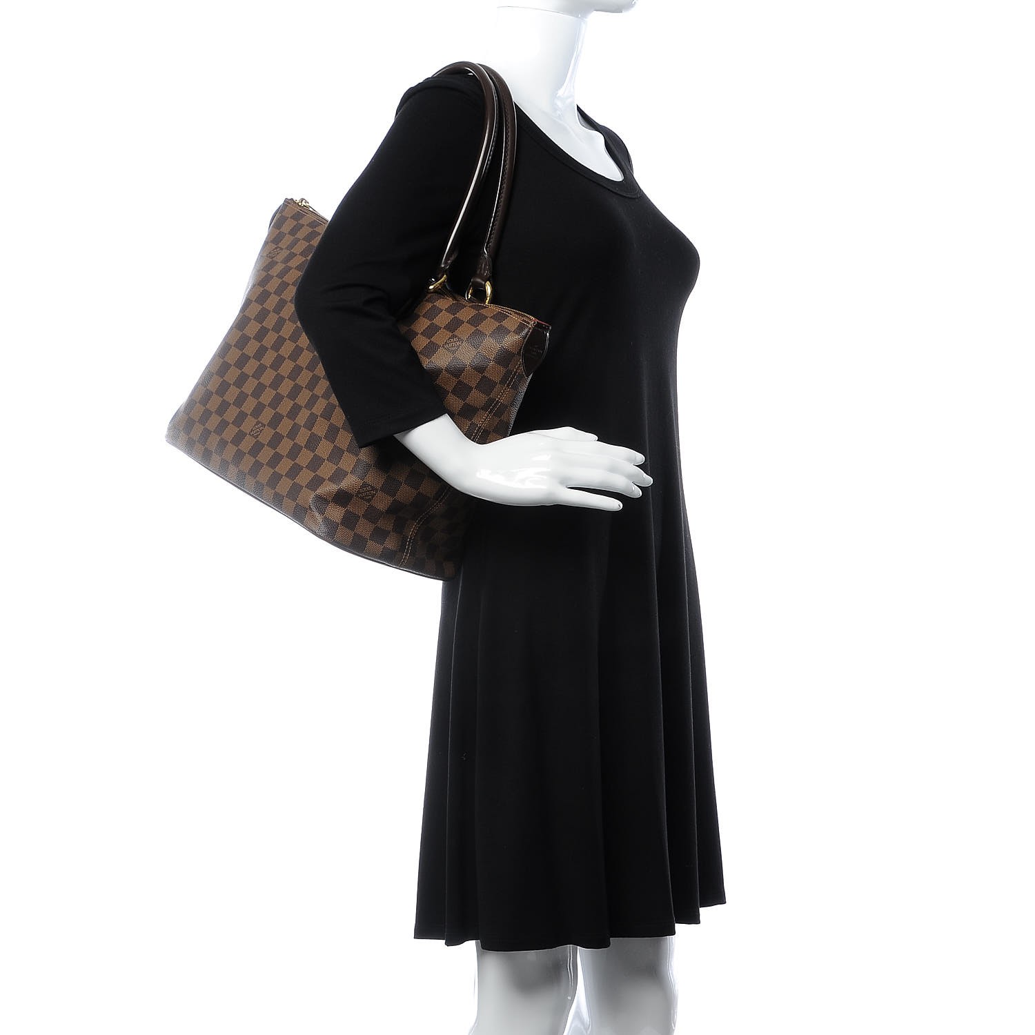 LOUIS VUITTON Damier Ebene Saleya MM 322158 | FASHIONPHILE