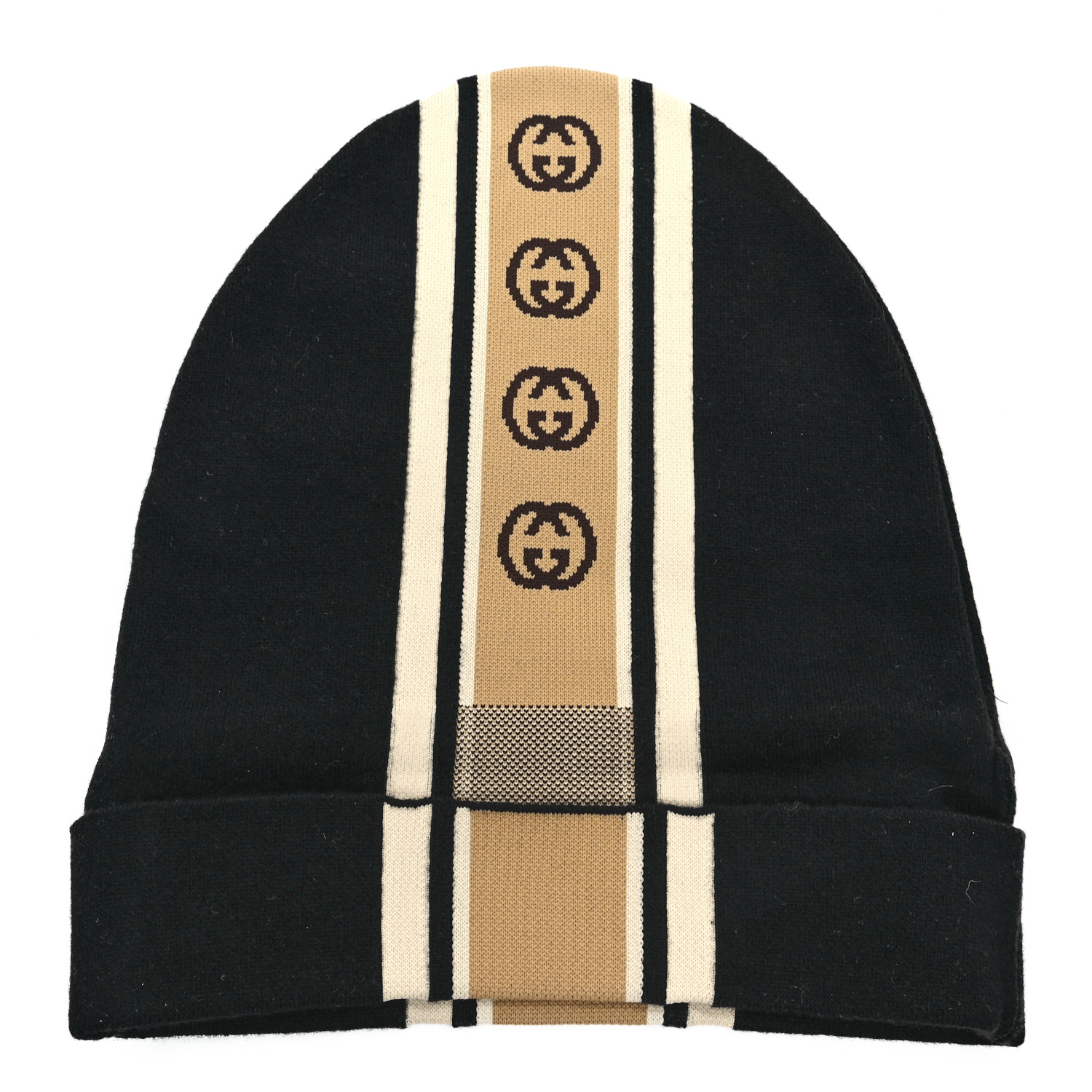 GUCCI★素敵！Wool Beanie Hat w/Interclocking G Gray Gucci Wool Gray Hats for Men for sale | eBay
