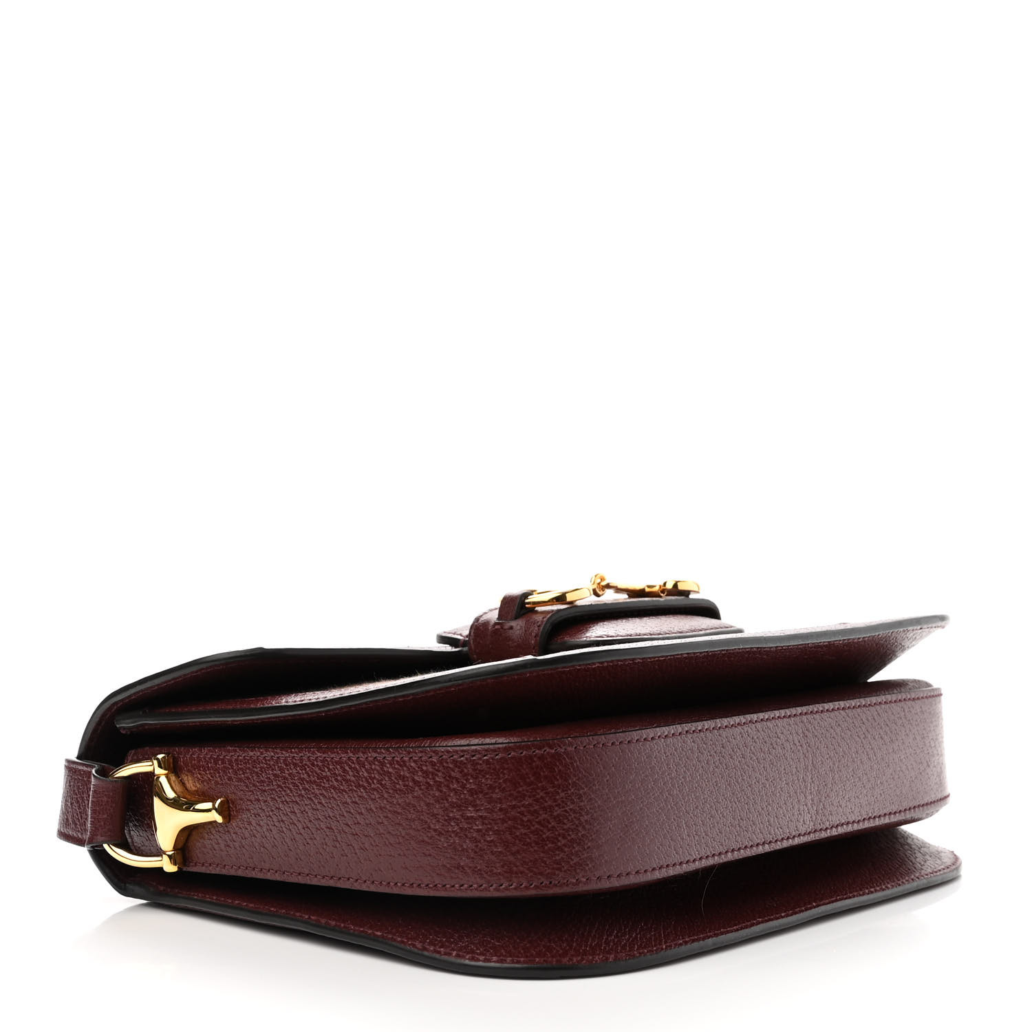 【GUCCI】1955 Horsebit Messenger Bag Sahara Rubino GUCCI Horsebit 1955 Medium GG Supreme Canvas Shoulder Bag