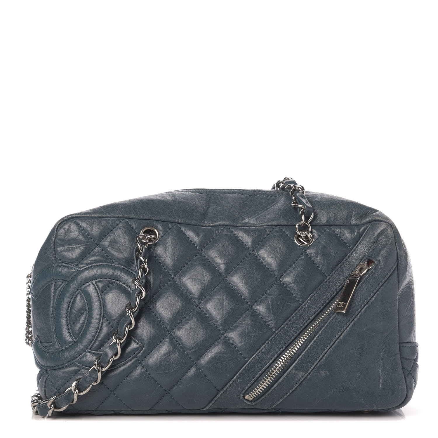 CHANEL - りり。CHANEL Chanel 22 small handbag, Shiny calfskin & gold-tone metal