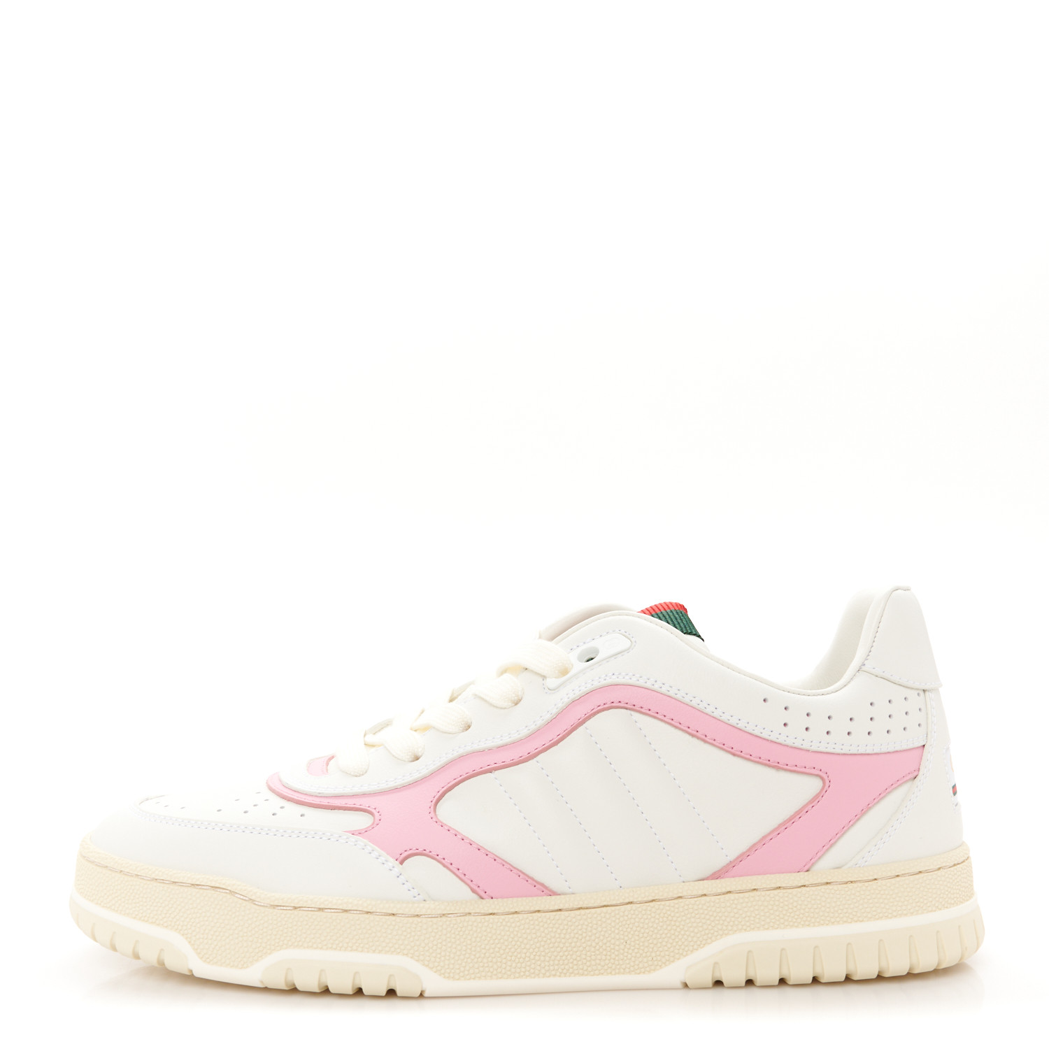 スニーカー Gucci Re-Web Sneaker White Pink (Women's) Gucci Re-Web Panelled Sneakers | Neutrals | FARFETCH