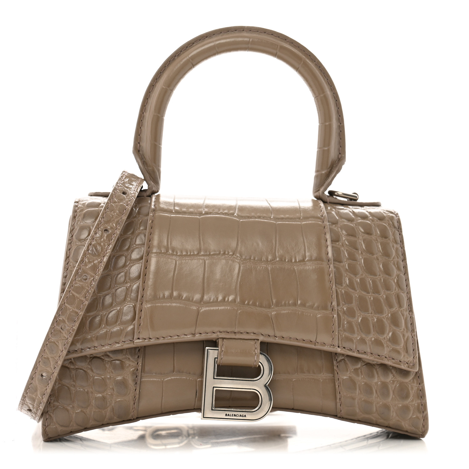【BALENCIAGA】HOURGLASS XS トップハンドル クロコダイル型押し Medium-5928331LR671000_F.jpg?v=7