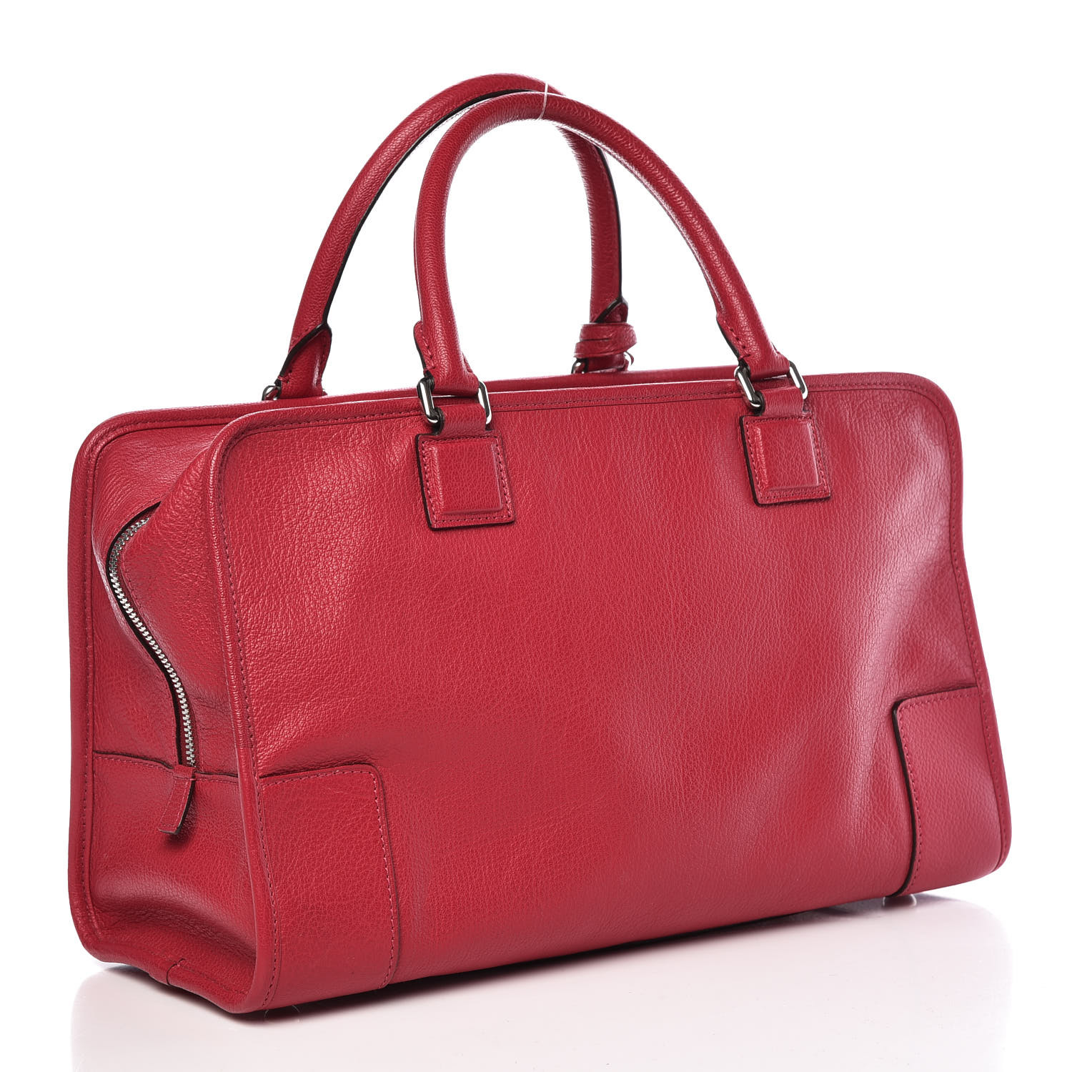 一点限り！タイムセール★LOEWE★AMAZONA23ジャカード★レッド LOEWE Calfskin Amazona Red 1660275 | FASHIONPHILE