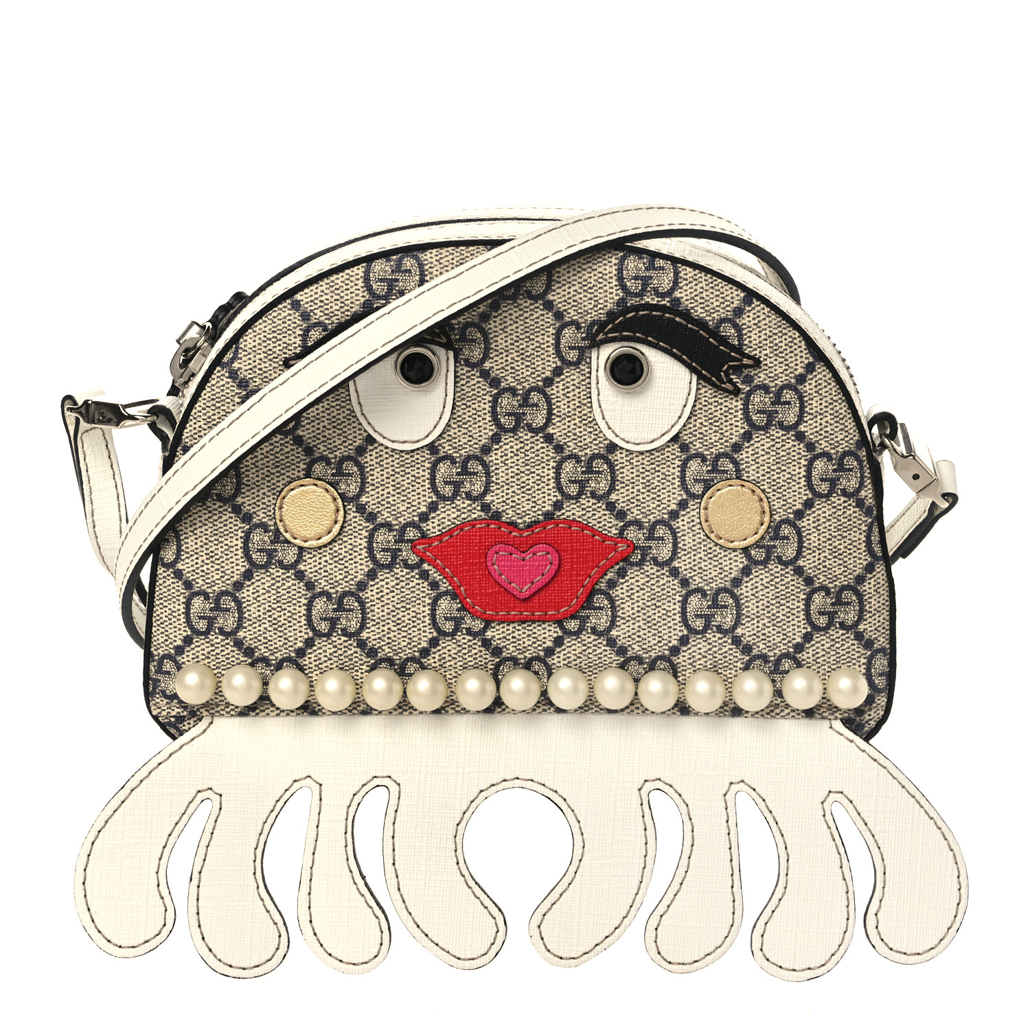 GUCCI GG Supreme Monogram Childrens Octopus Messenger Bag