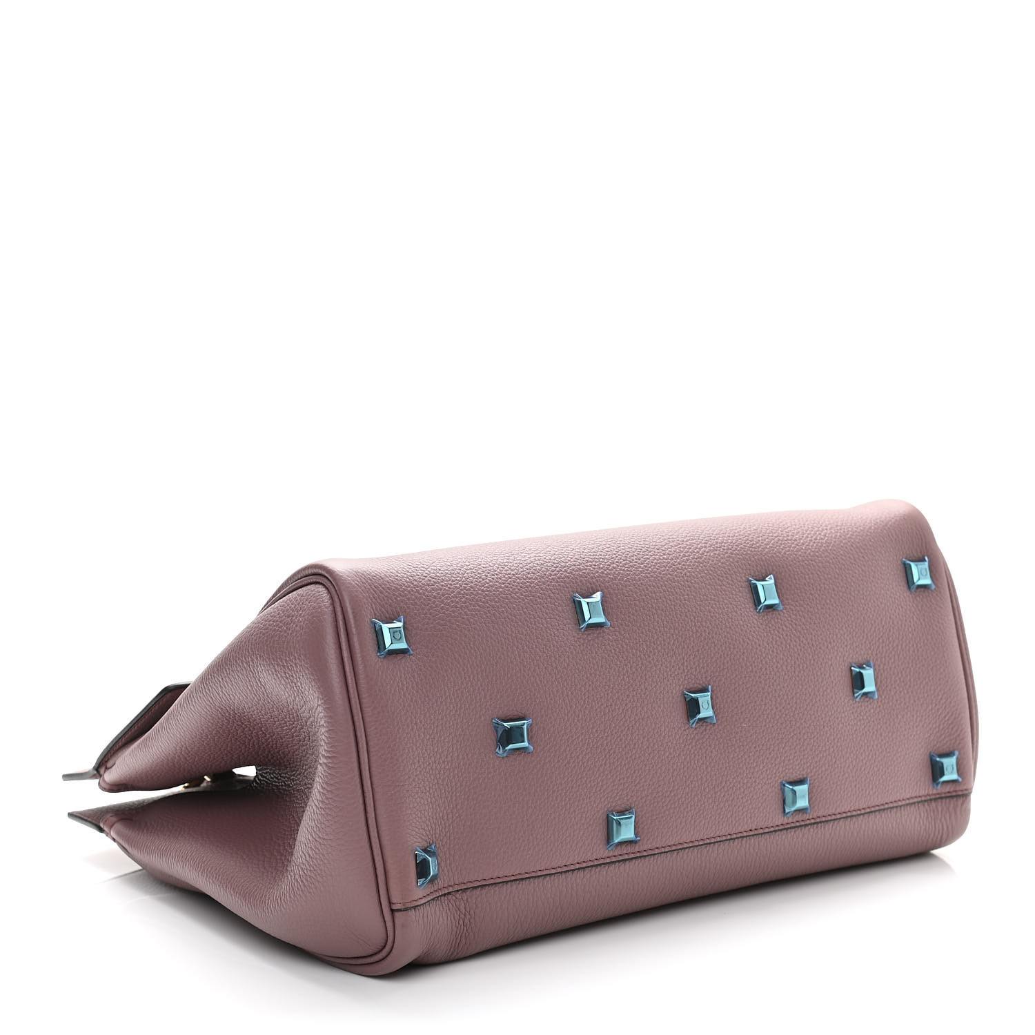 SALVATORE FERRAGAMO Calfskin Large Studio Bag Caraway Seed