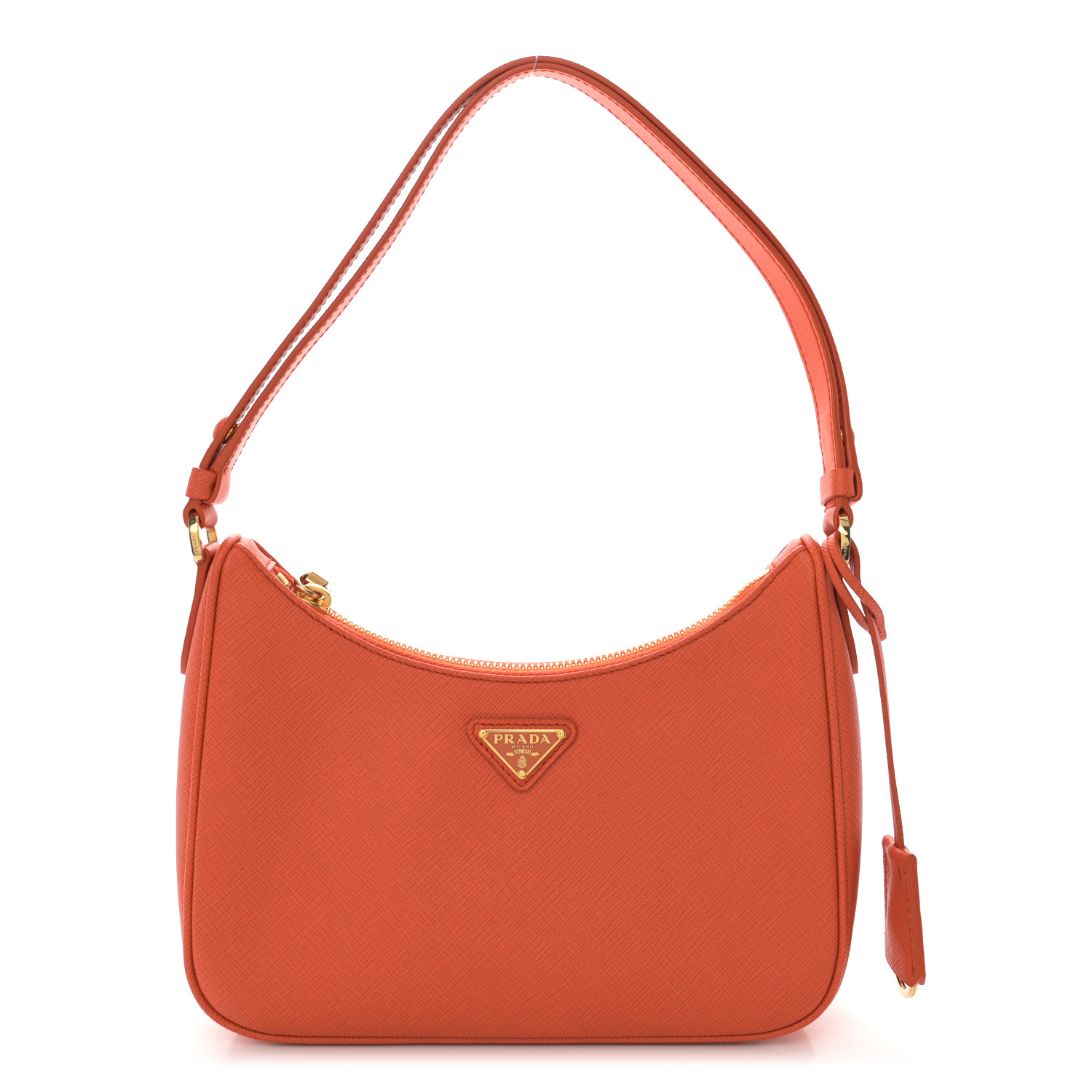 【関税込み】PRADA Re-Edition mini Saffiano shoulder bag PRADA Saffiano Lux Mini Re-Edition Shoulder Bag Arancio