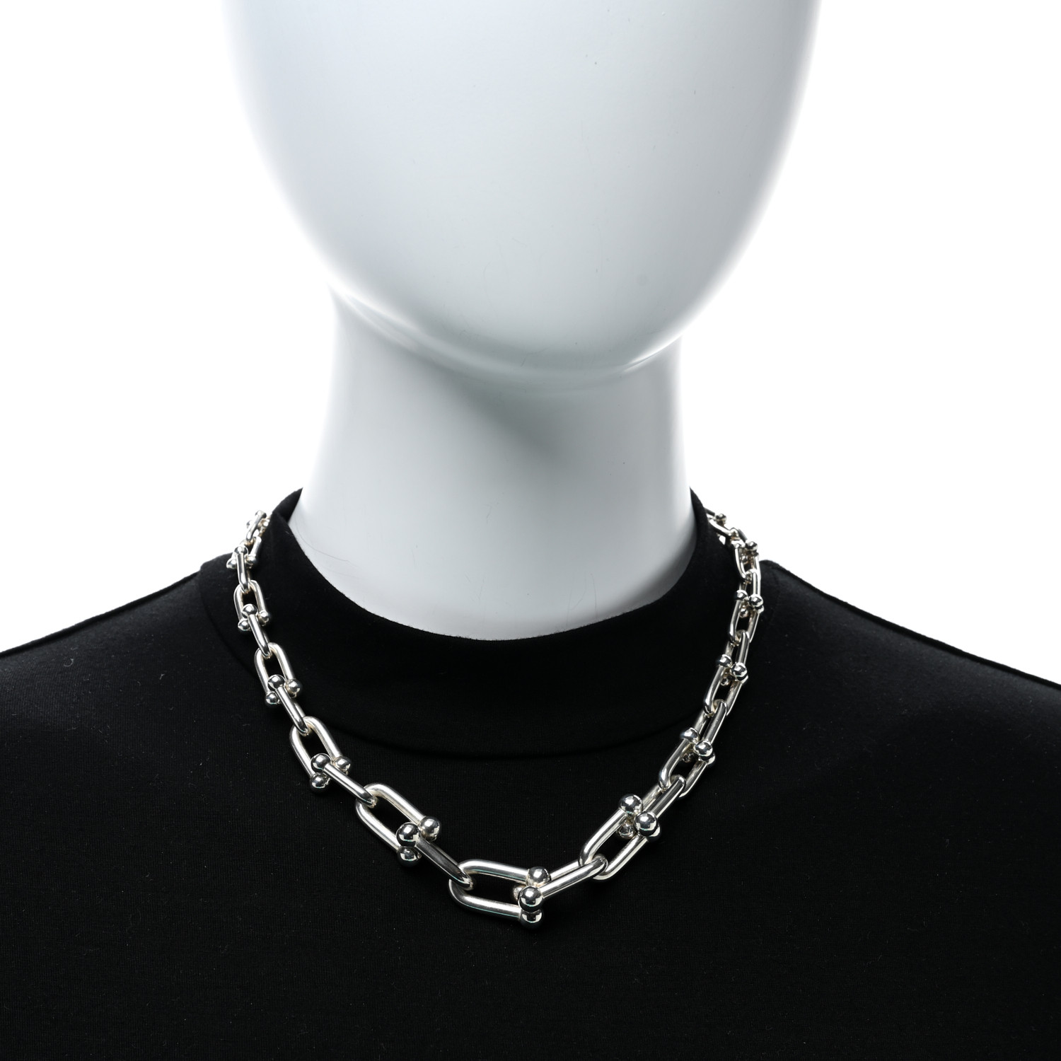 ネックレス・ペンダント Graduated Link Necklace in High-polished Sterling Silver Tiffany Forge Graduated Link Necklace | eBay