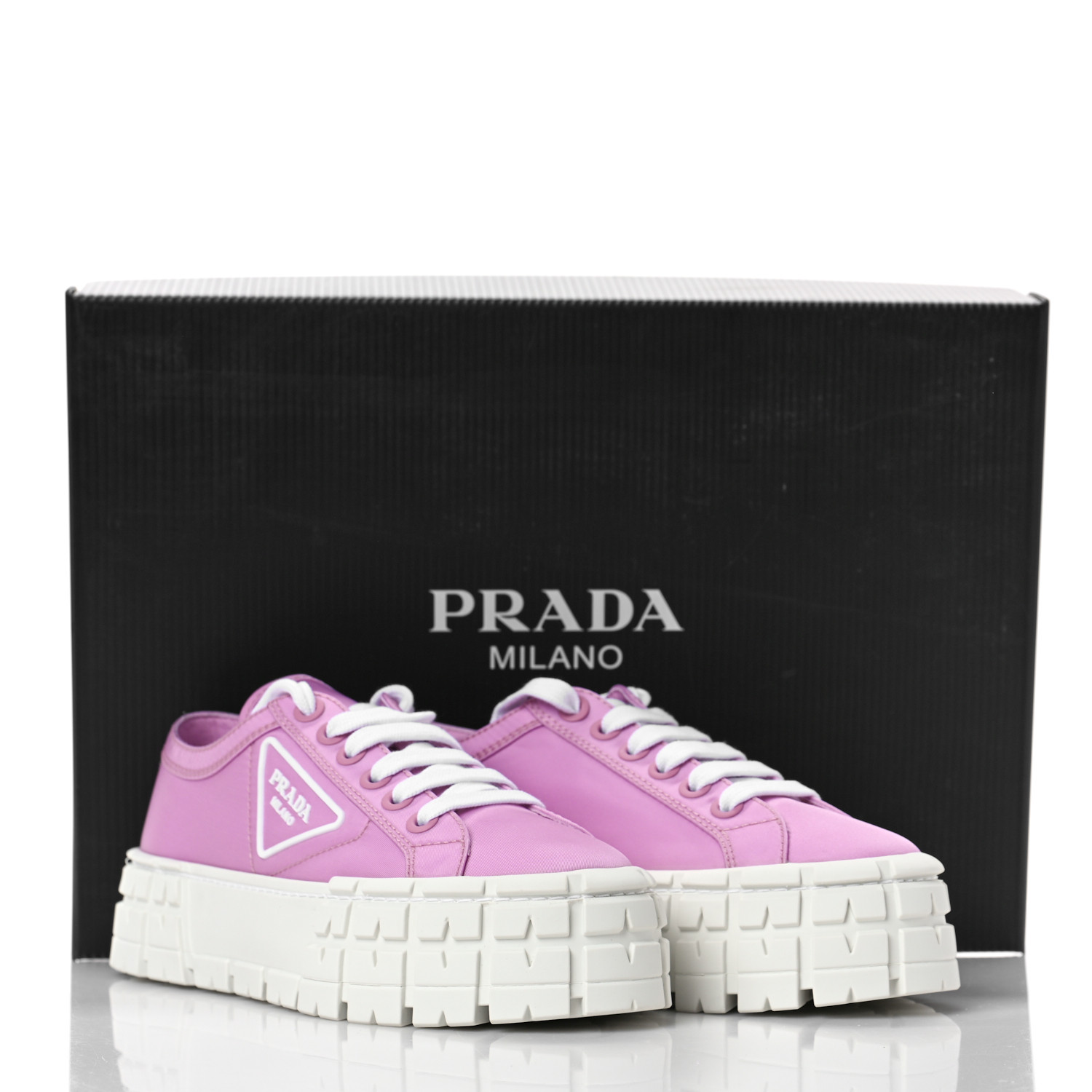 ＊PRADA＊パープル サテン バレリーナ パープル（紫）系 26cm PRADA(プラダ) 靴・シューズ(レディース