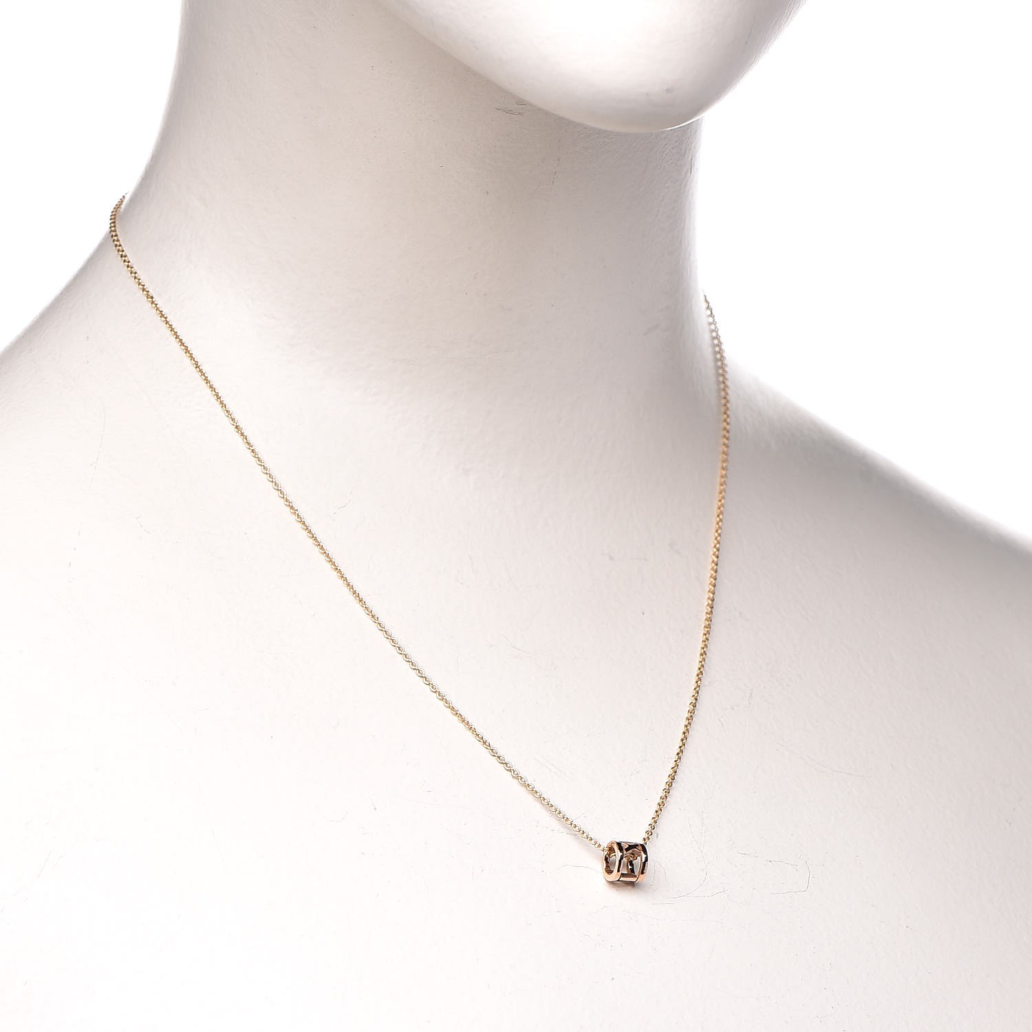 TIFFANY&Co. 公式ATLAS OPEN PENDANT ピンクゴールド Tiffany & Co. 18k Rose Gold and Diamond Atlas Open Pendant
