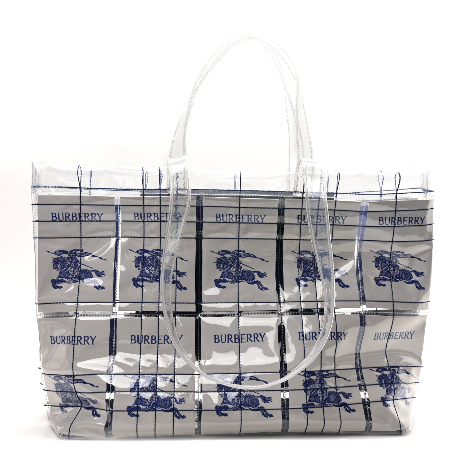 BURBERRY 'EKD' label shopping bag バーバリー バッグ 84a6bbe3c2f8901821b0053e6bce46