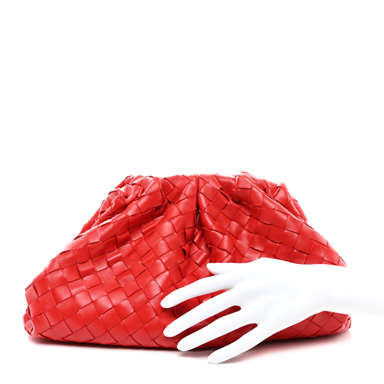 【BOTTEGA VENETA】INTRECCIATO CLUTCH BOTTEGA VENETA Nappa Maxi Intrecciato The Pouch Oversized