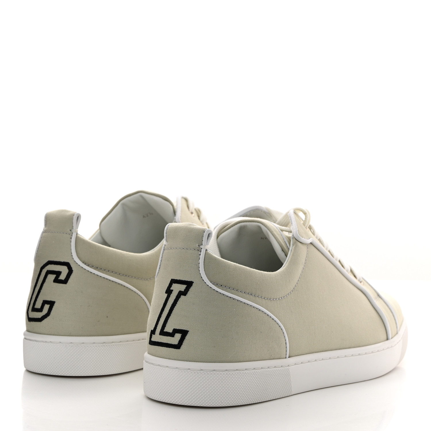 【Christian Louboutin】Varsijunior ギャバジン スニーカー CHRISTIAN LOUBOUTIN Canvas Varsijunior Flat Sneakers 42.5