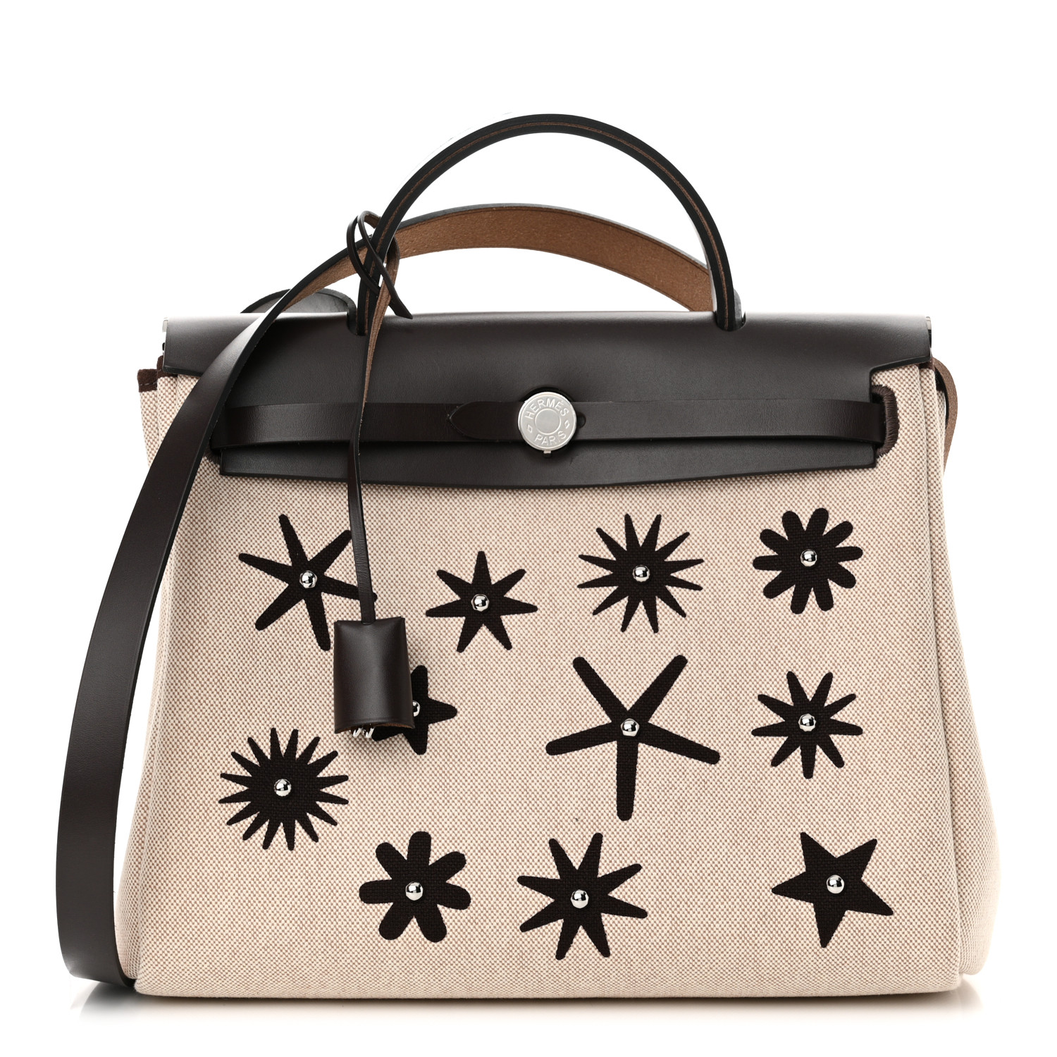 HERMES H Plume Canvas Vache Hunter Circuit Rider Hobnailed