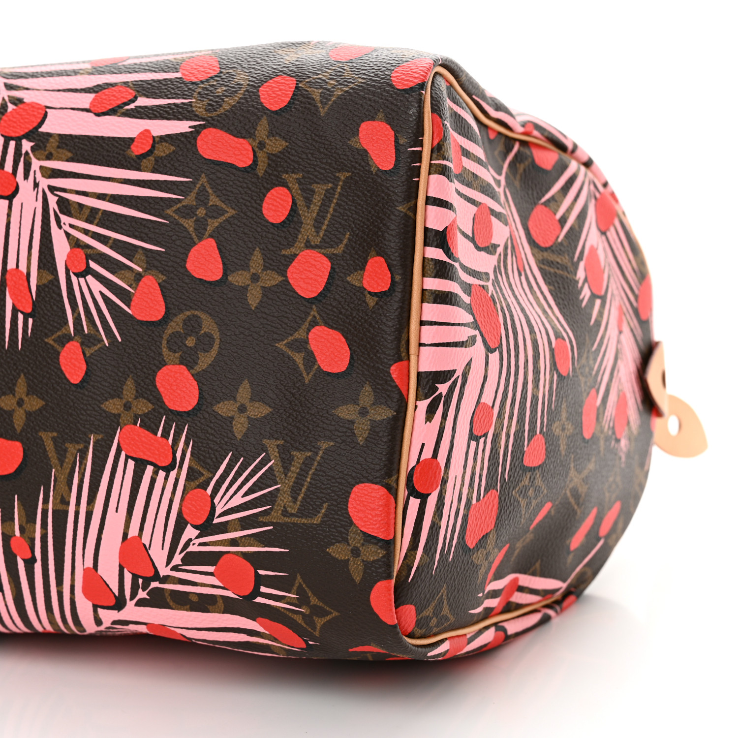 Louis Vuitton ドップキット LOUIS VUITTON Monogram Jungle Dots Speedy 30 Sugar Pink