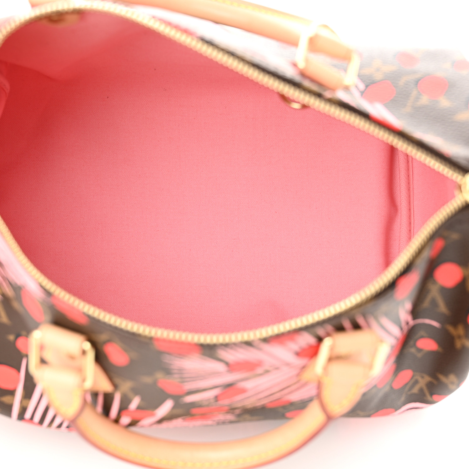 Louis Vuitton ドップキット LOUIS VUITTON Monogram Jungle Dots Speedy 30 Sugar Pink