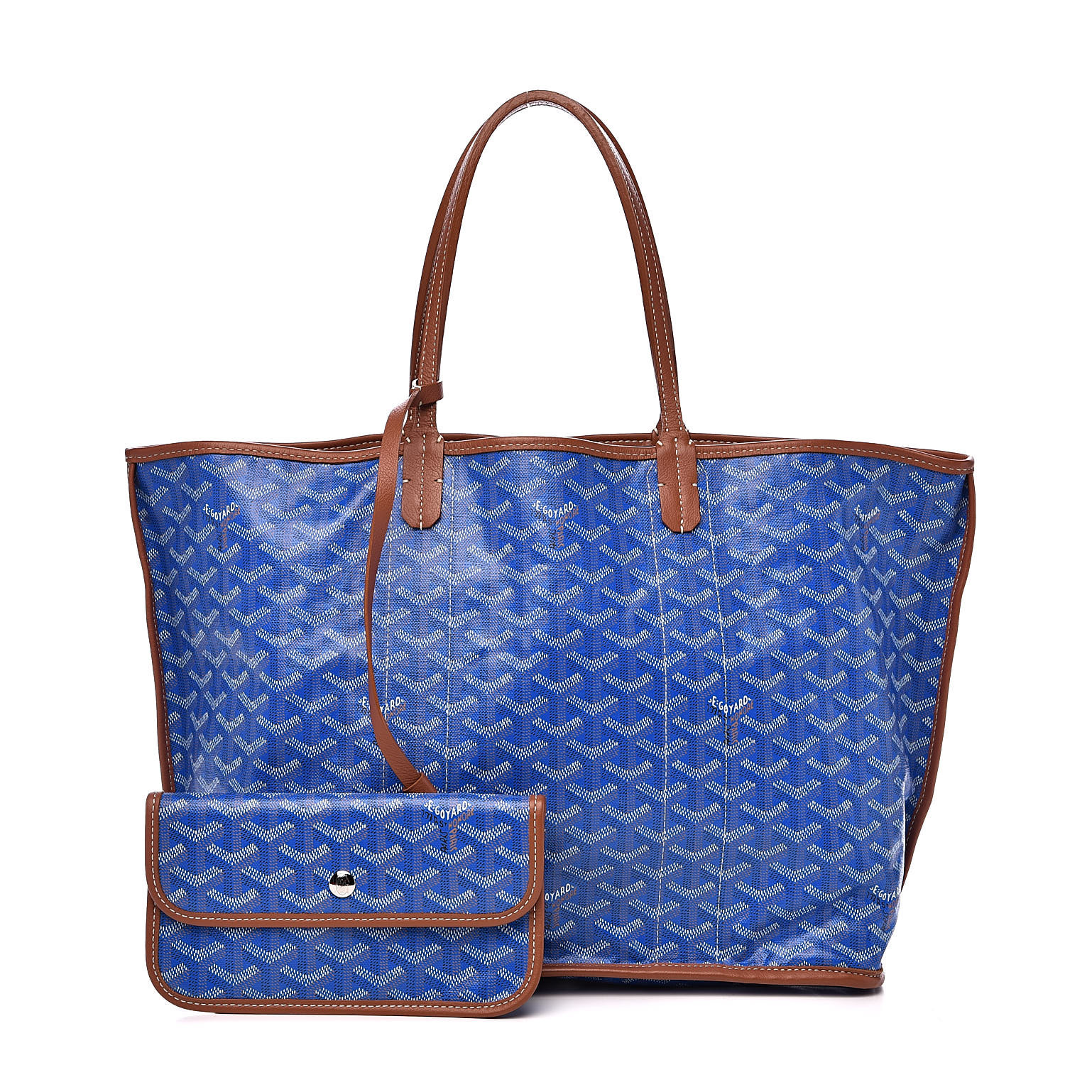 Goyard サンルイ　PM スカイブルー GOYARD Goyardine Reversible Pertuis PM Sky Blue 530495