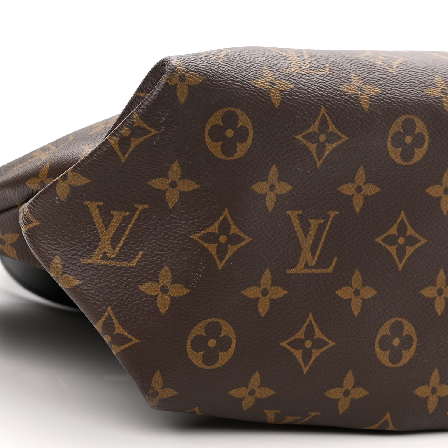 LOUIS VUITTON Monogram Flower Zipped Tote MM Black 1266724
