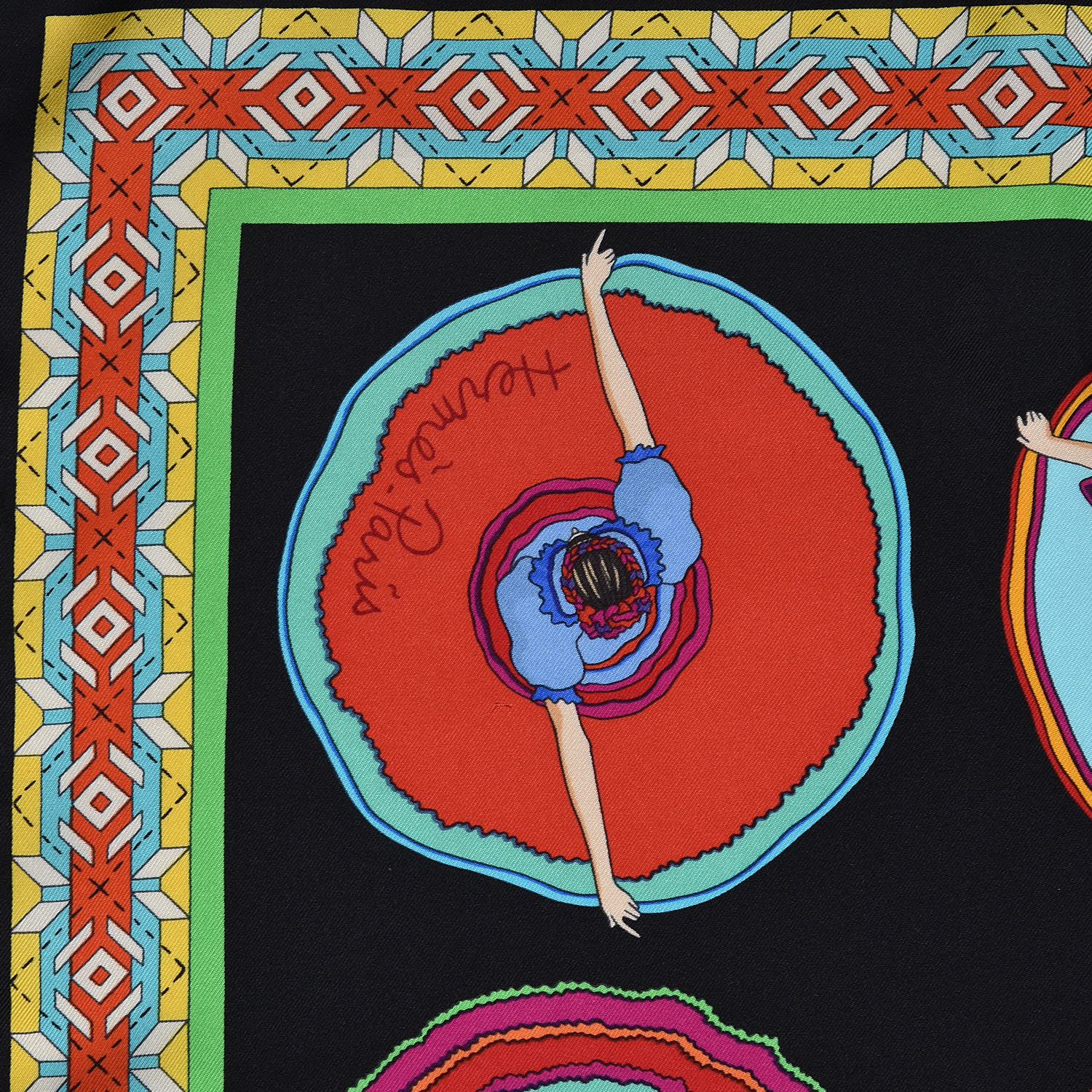HERMES Silk Belles du Mexique Scarf 90 367830 | FASHIONPHILE