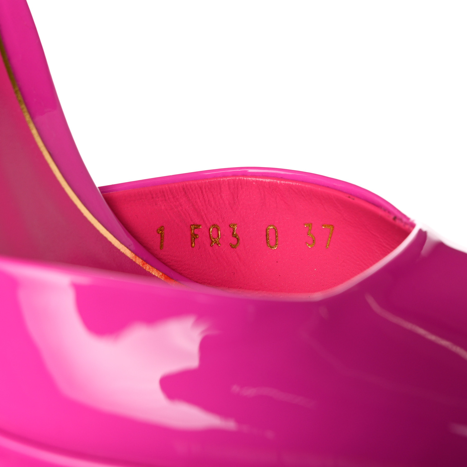 Viscount Dominator PINK 新品・未使用品 VALENTINO GARAVANI Patent DiscoBox 80/180mm Platform Pumps