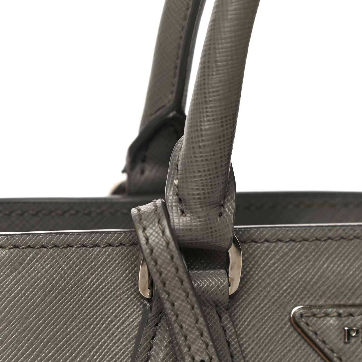 PRADA Saffiano Lux Bi-Color Tote Marmo Nube 946836