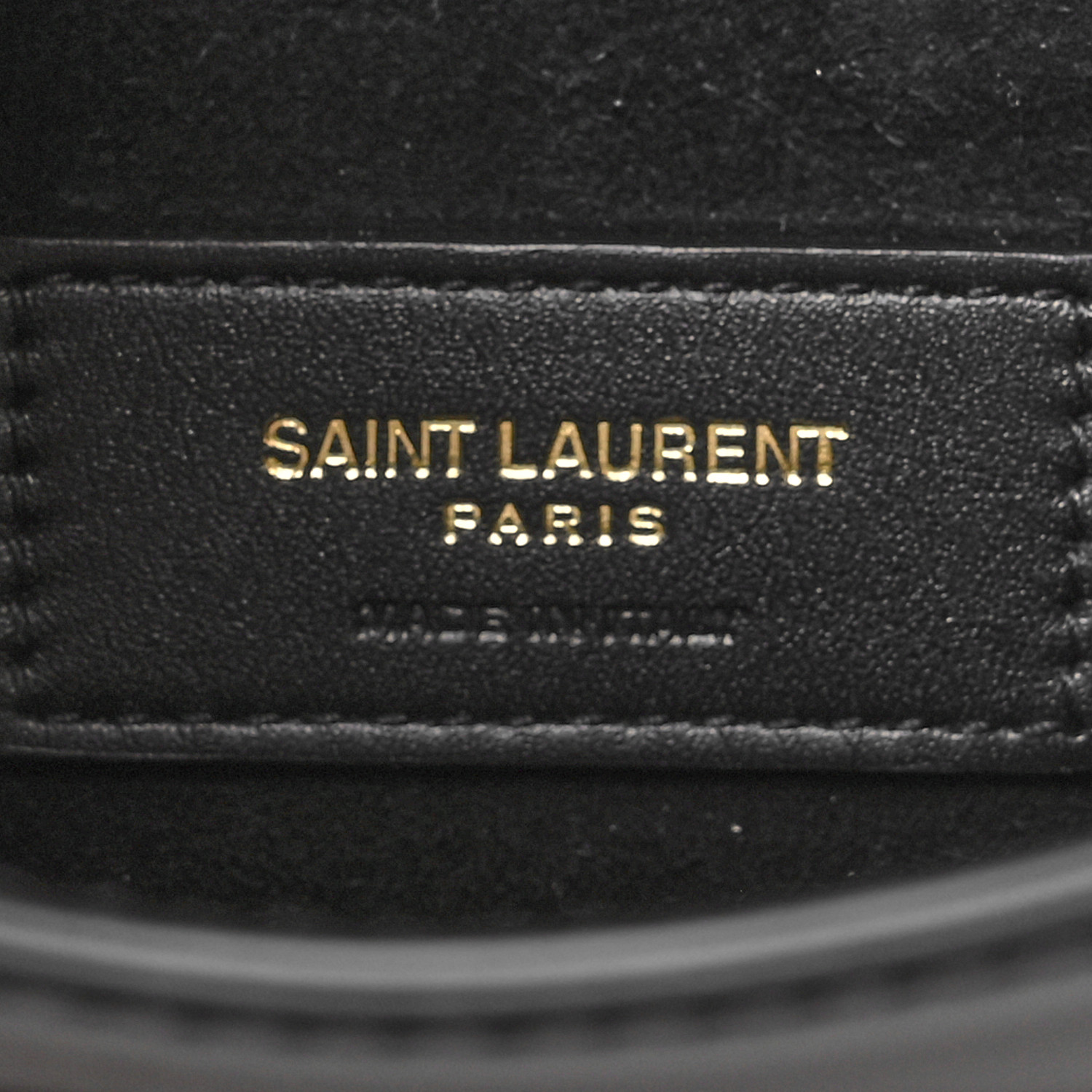 SAINT LAURENT Patent Calfskin Sadie Shoulder Bag Black