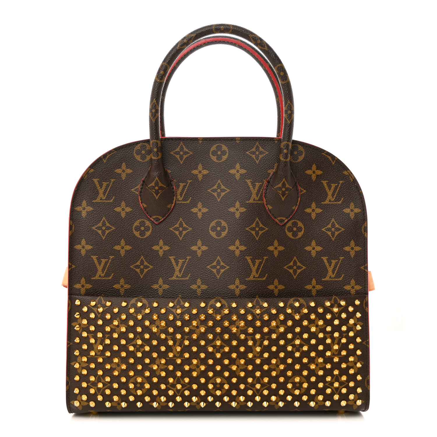 LOUIS VUITTON パンプス　24cm LOUIS VUITTON Monogram Calf Hair Spikes Iconoclasts